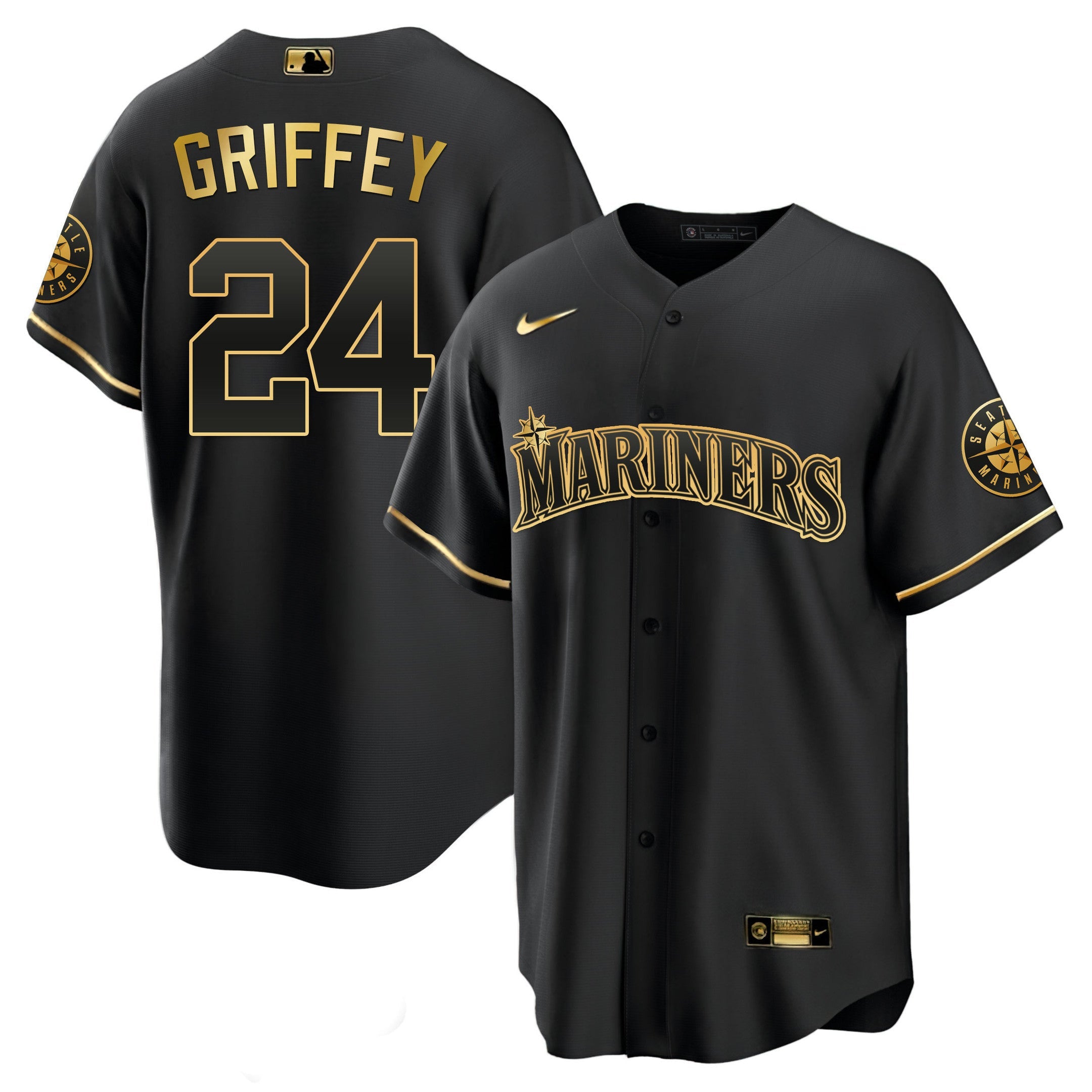 White Gold & Black Gold Jersey