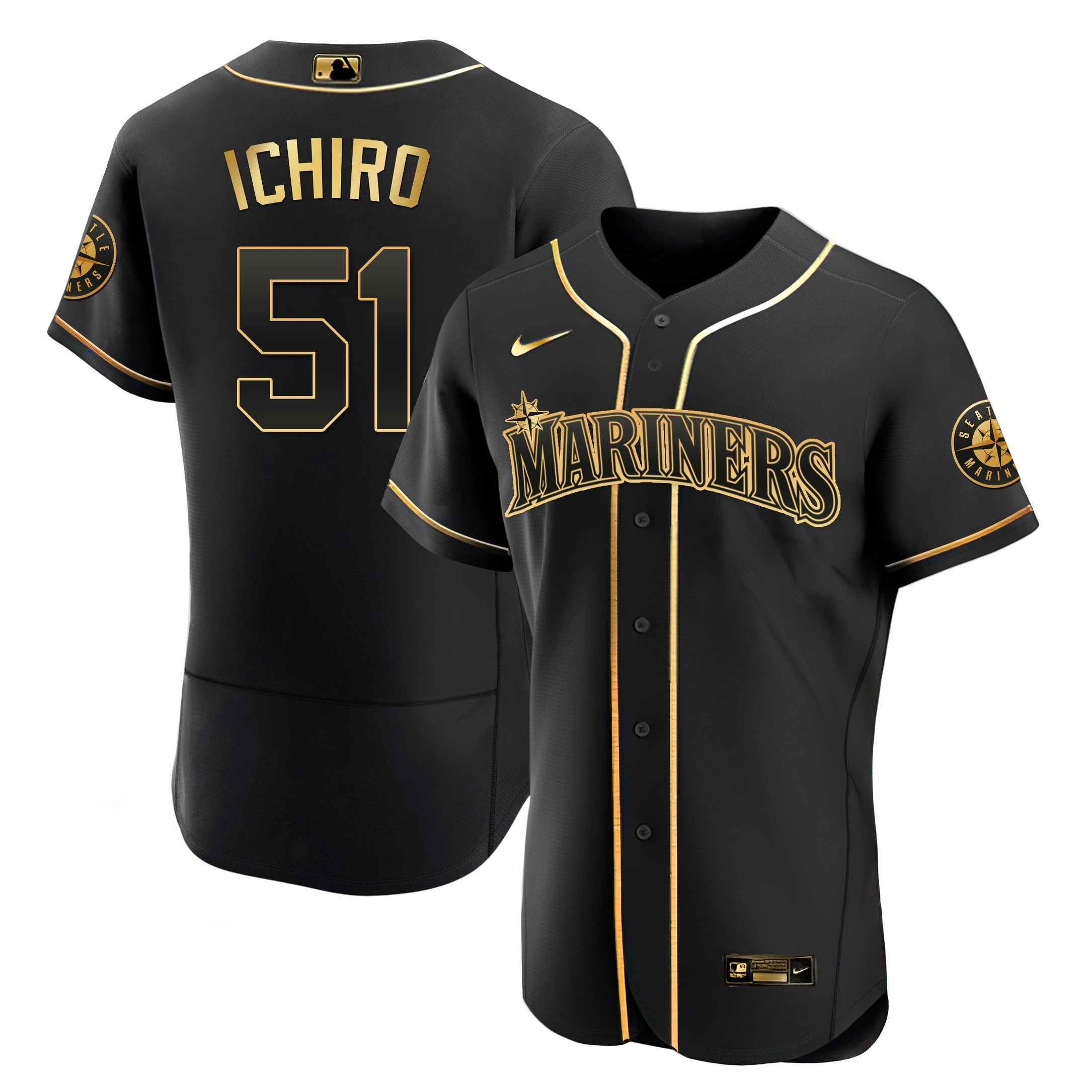 White Gold & Black Gold Jersey