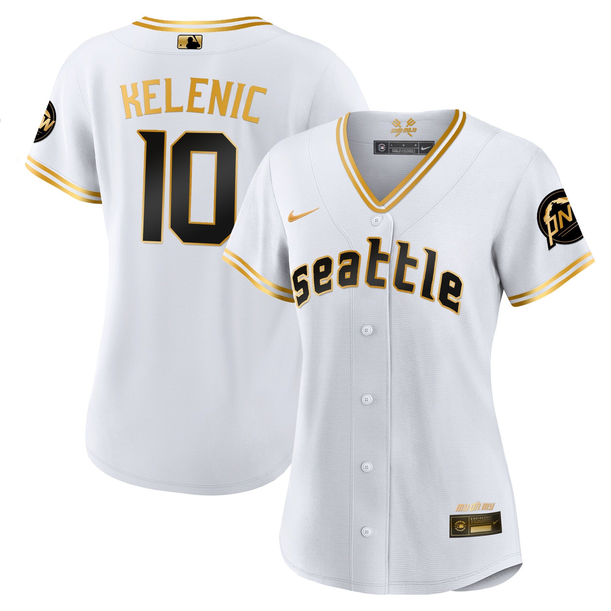 Women’s Seattle 2023 City Connect Gold Jersey