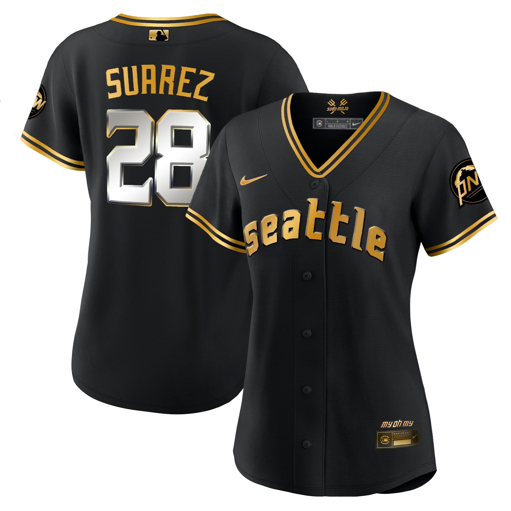 Women’s Seattle 2023 City Connect Gold Jersey