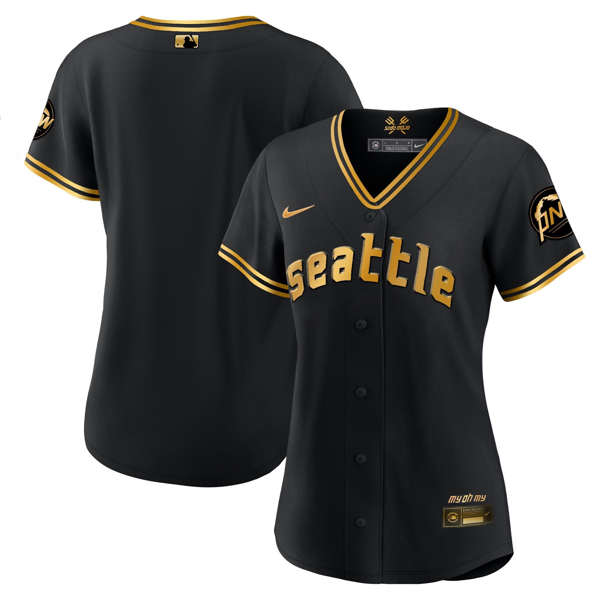 Women’s Seattle 2023 City Connect Gold Jersey