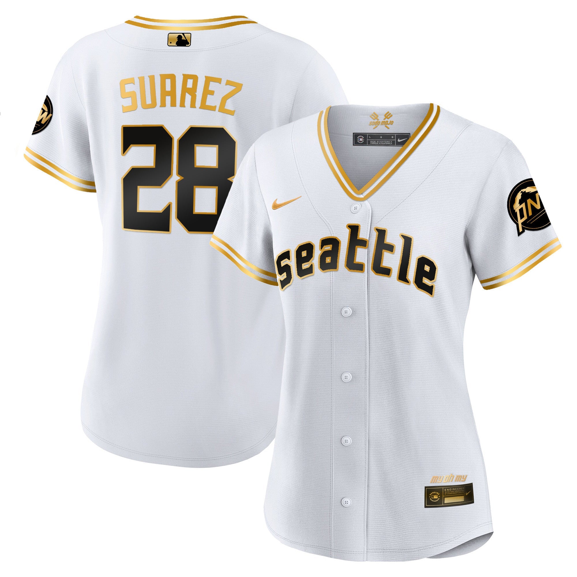 Women’s Seattle 2023 City Connect Gold Jersey