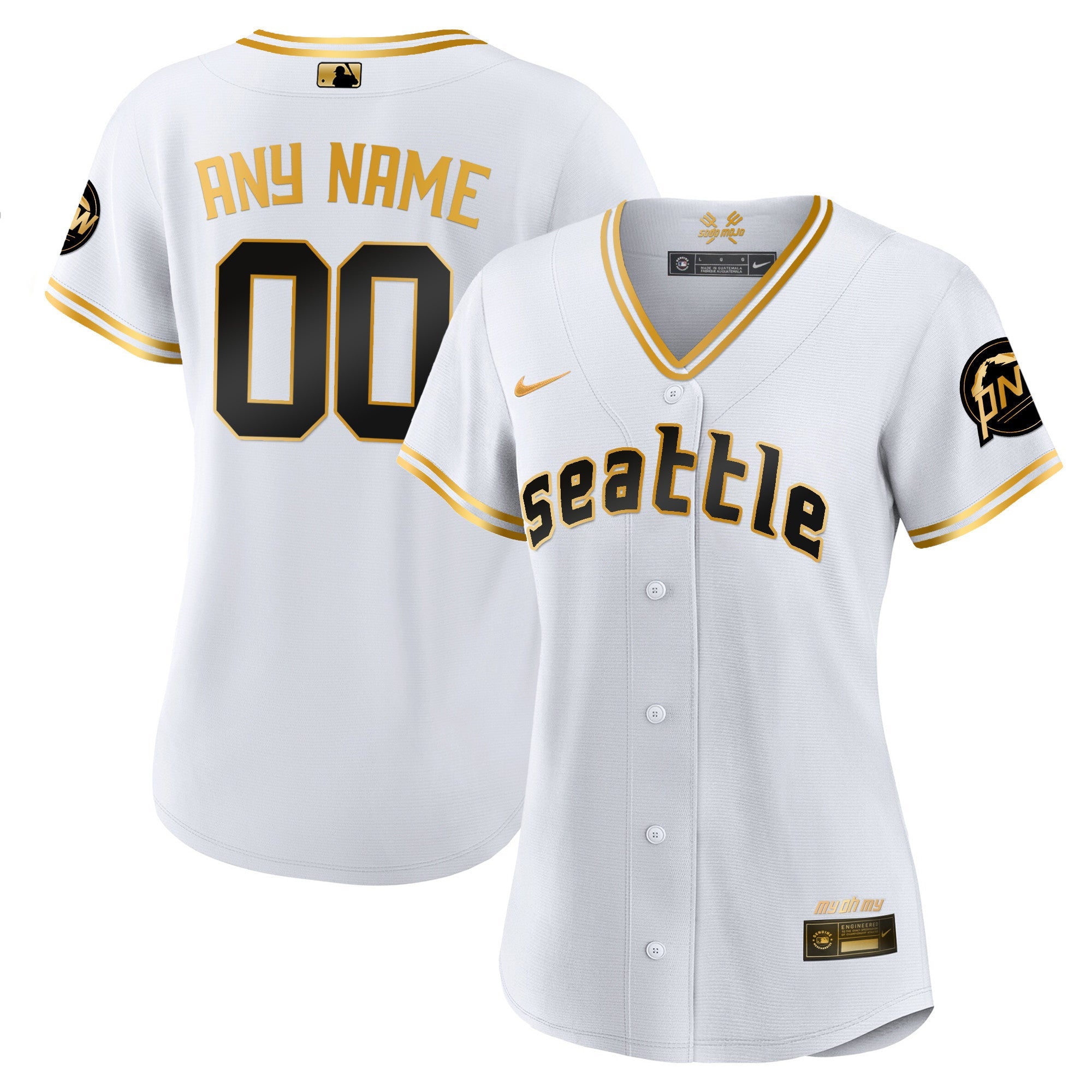 Seattle 2023 City Connect Gold Custom Jersey
