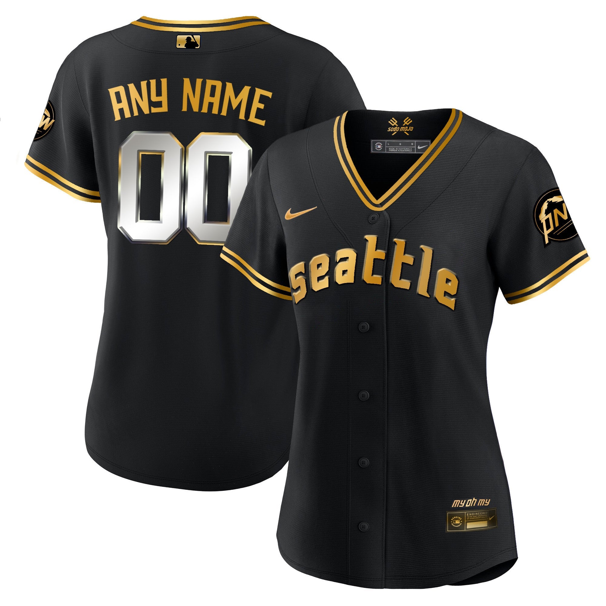 Seattle 2023 City Connect Gold Custom Jersey