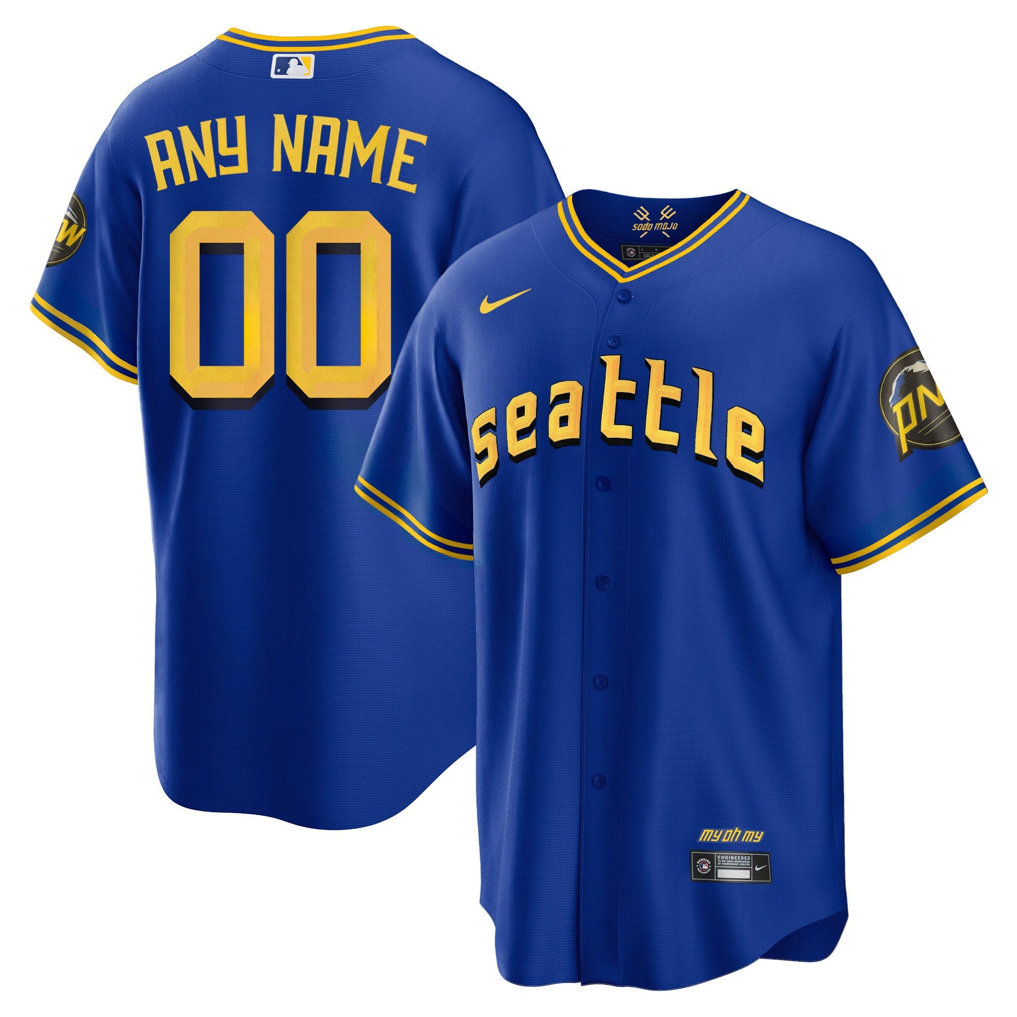 Seattle 2023 City Connect Gold Custom Jersey