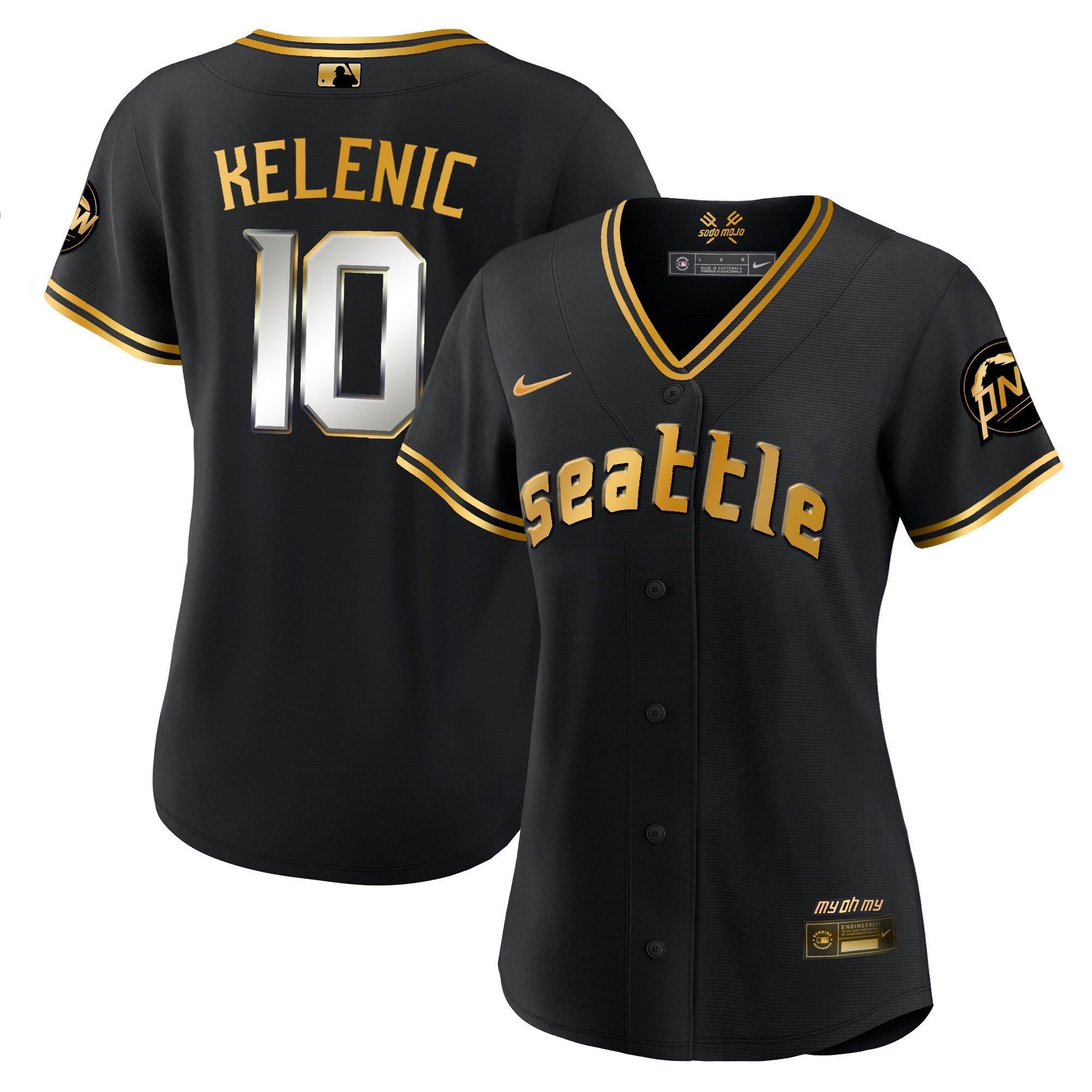 Women’s Seattle 2023 City Connect Gold Jersey