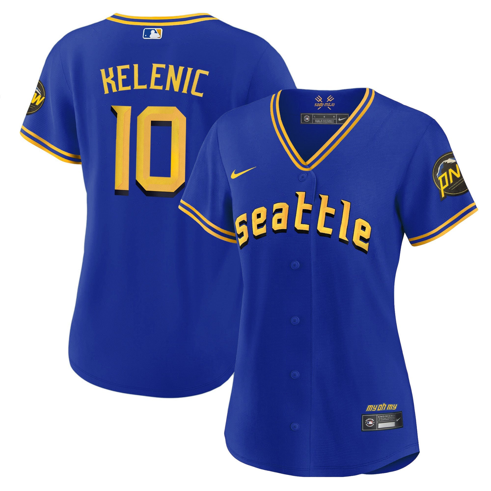 Women’s Seattle 2023 City Connect Gold Jersey