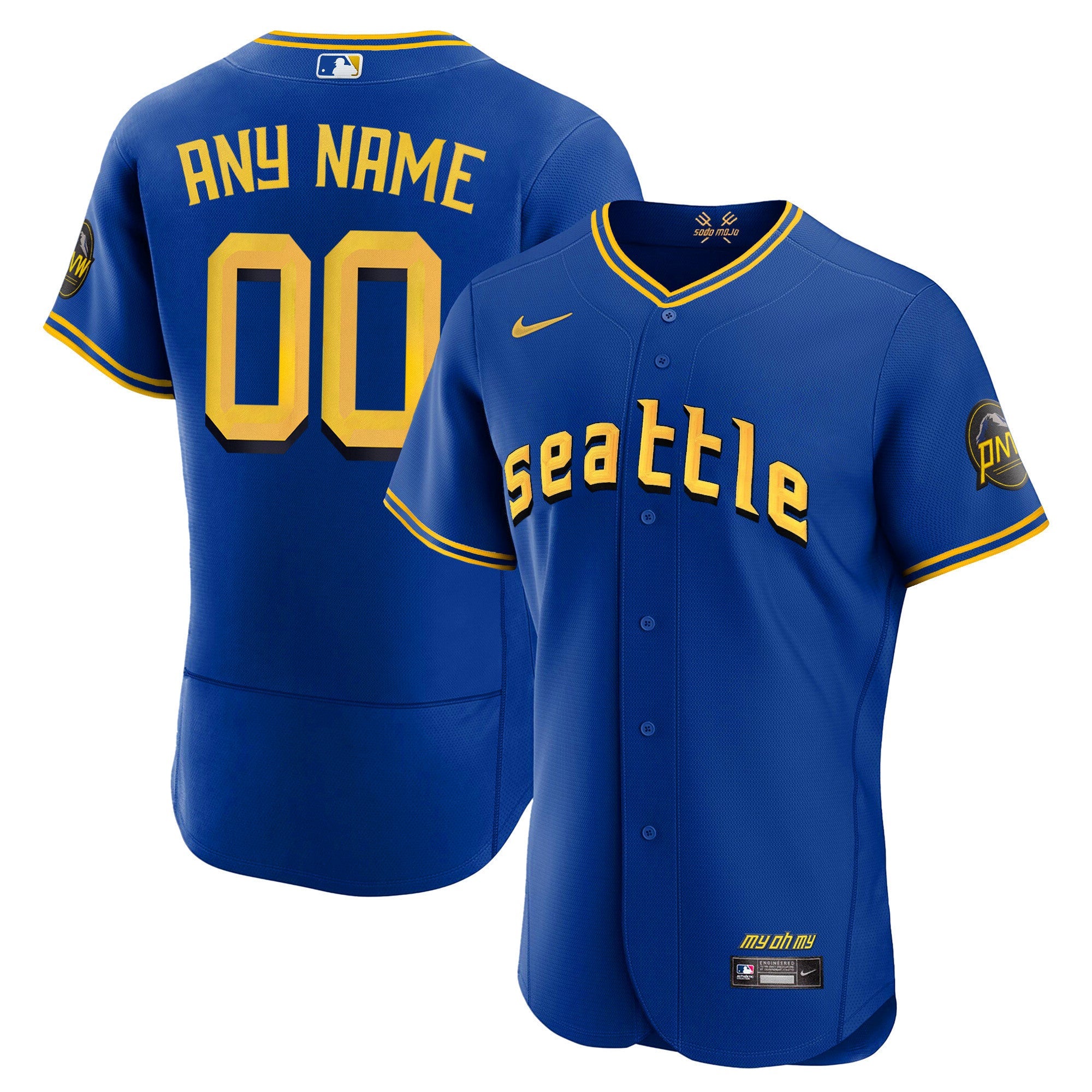 Seattle 2023 City Connect Gold Custom Jersey