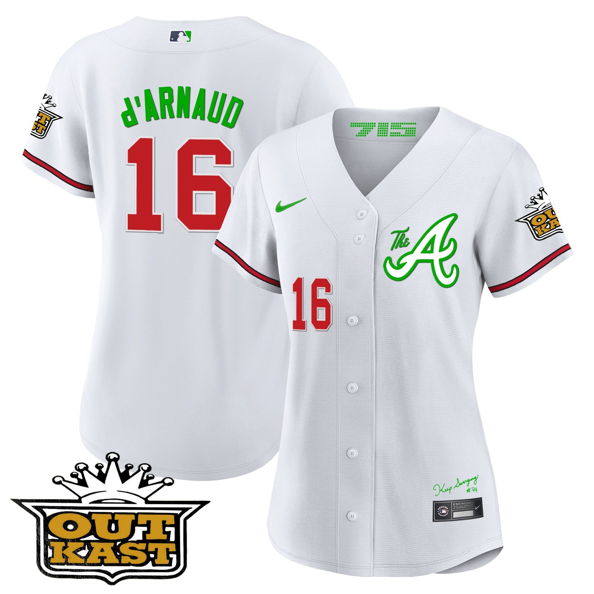 Women’s Atlanta Atliens The A Baseball Jersey