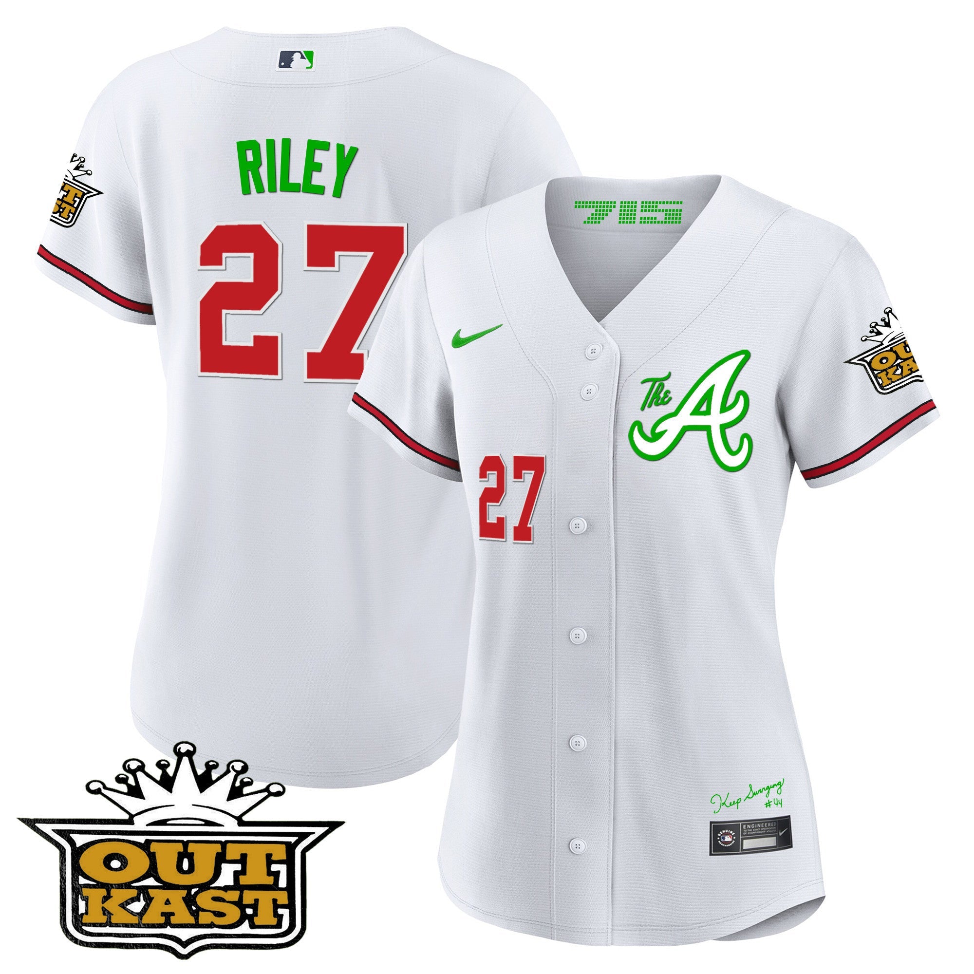 Women’s Atlanta Atliens The A Baseball Jersey