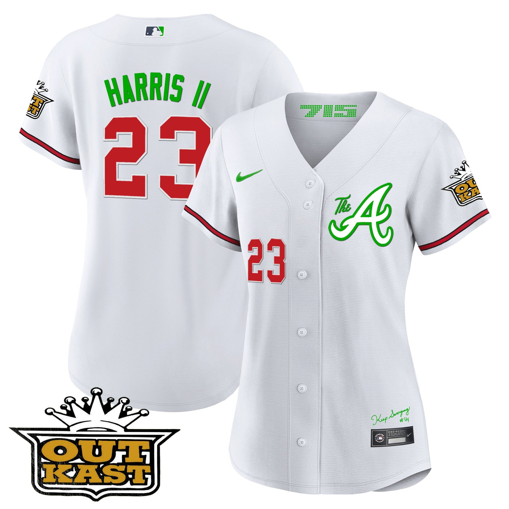 Women’s Atlanta Atliens The A Baseball Jersey