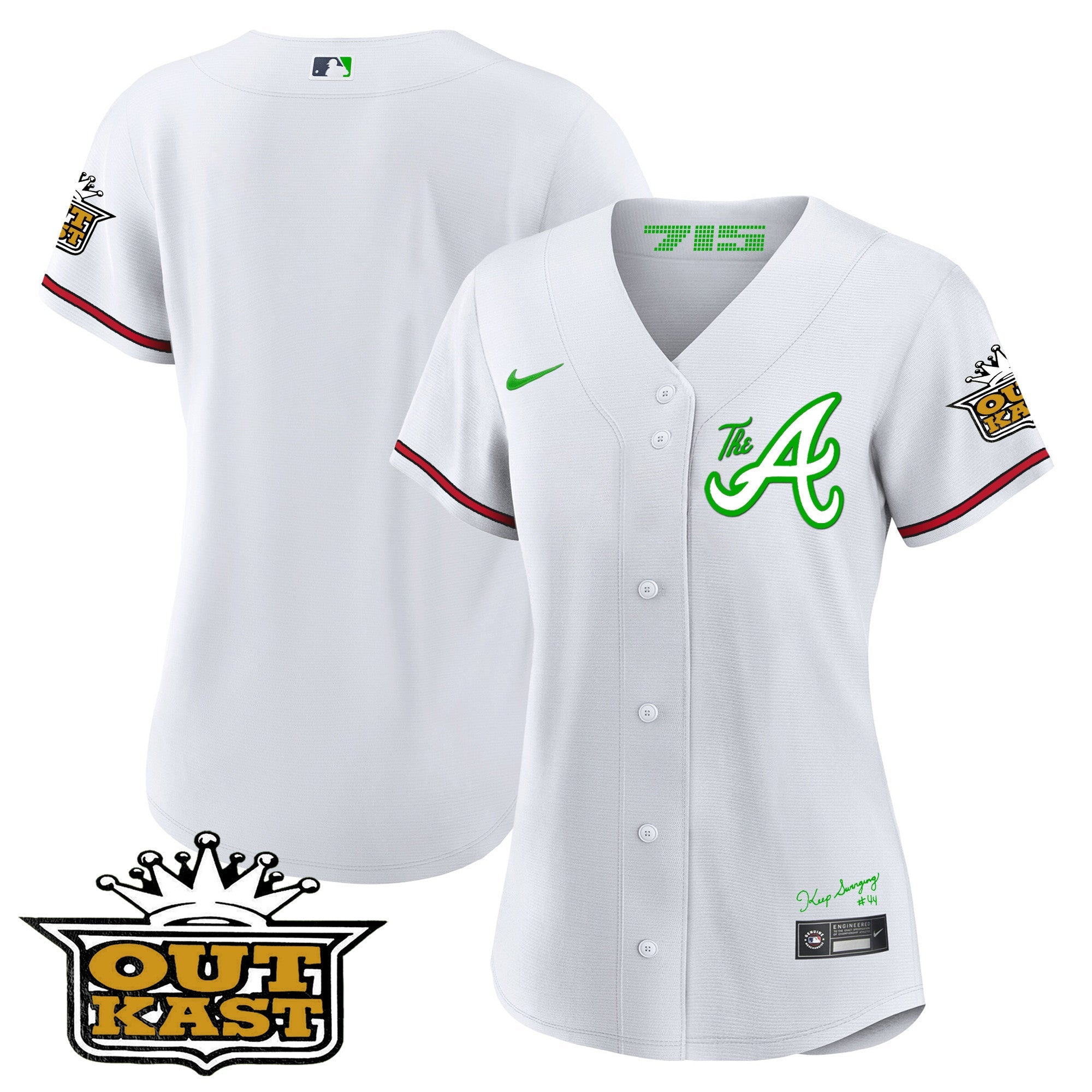 Women’s Atlanta Atliens The A Baseball Jersey