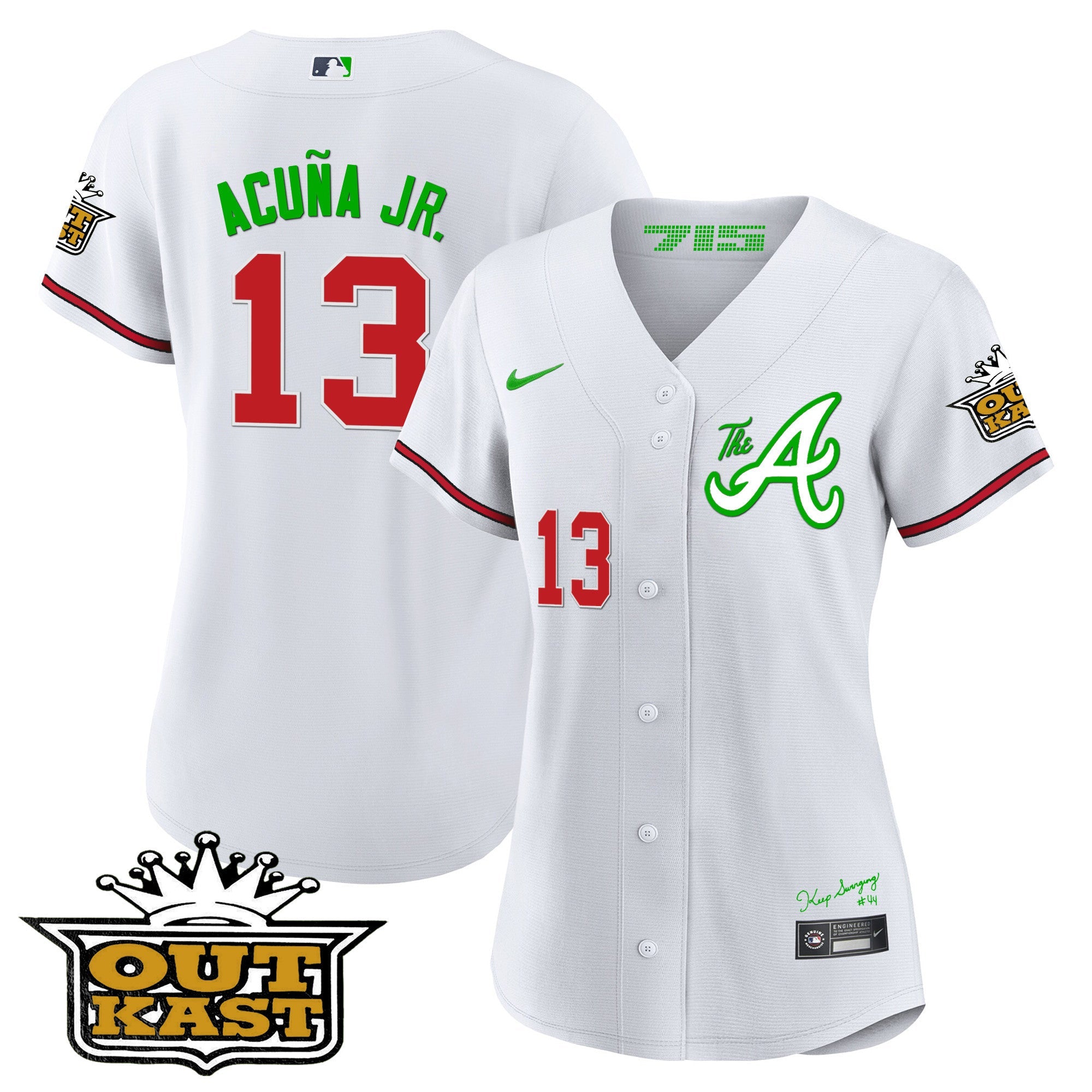 Women’s Atlanta Atliens The A Baseball Jersey
