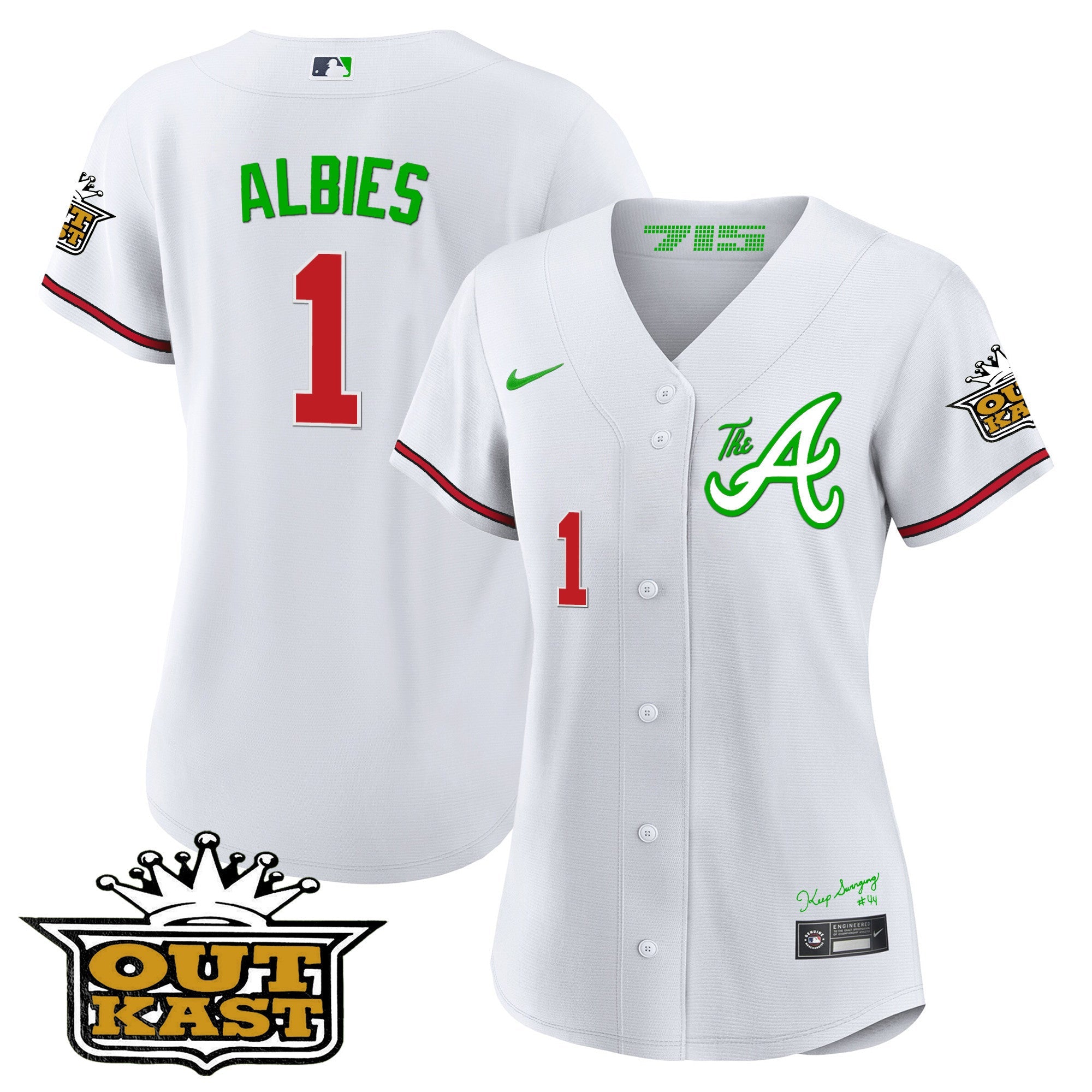 Women’s Atlanta Atliens The A Baseball Jersey