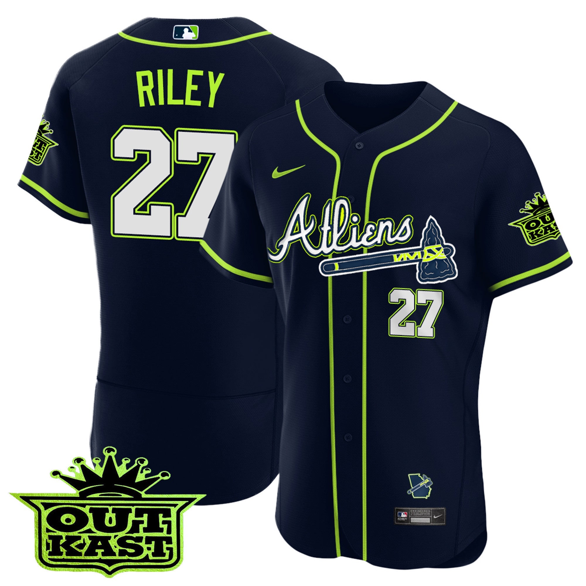 Men’s Atlanta Atliens Flex Base Jersey