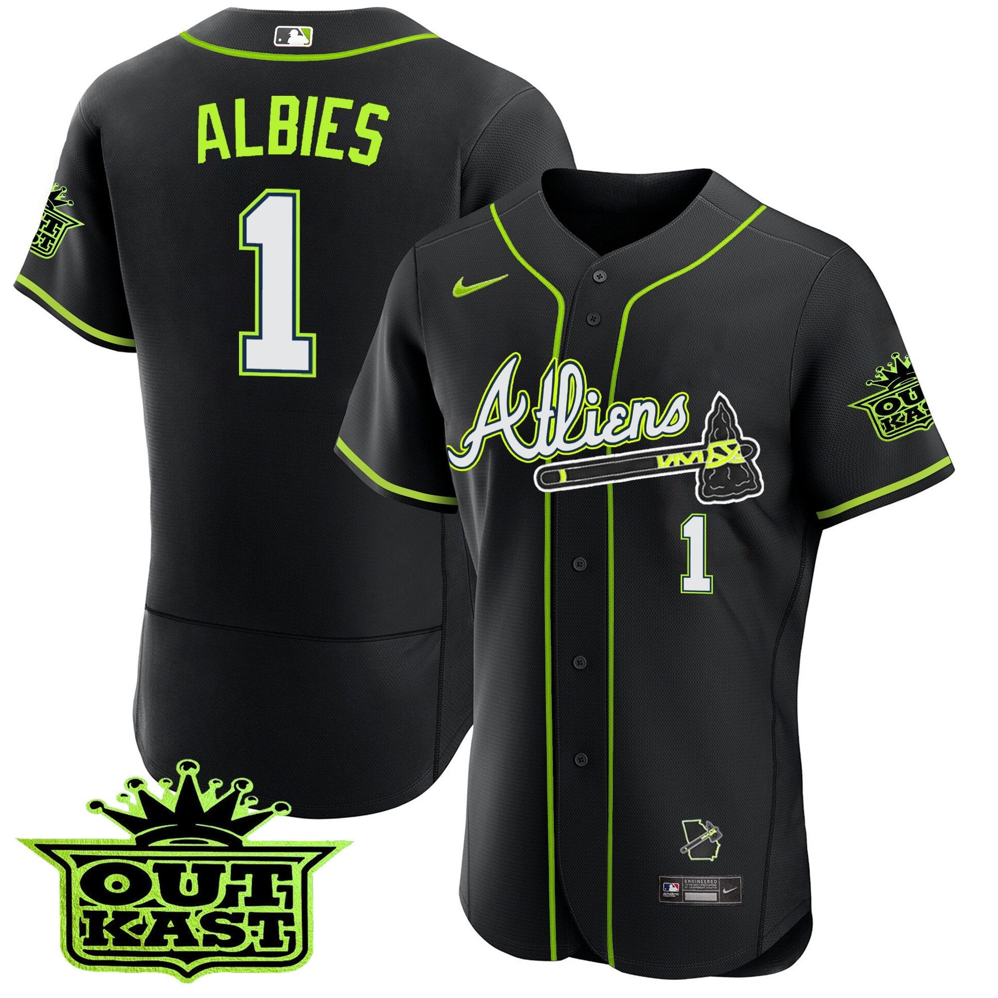 Men’s Atlanta Atliens Flex Base Jersey