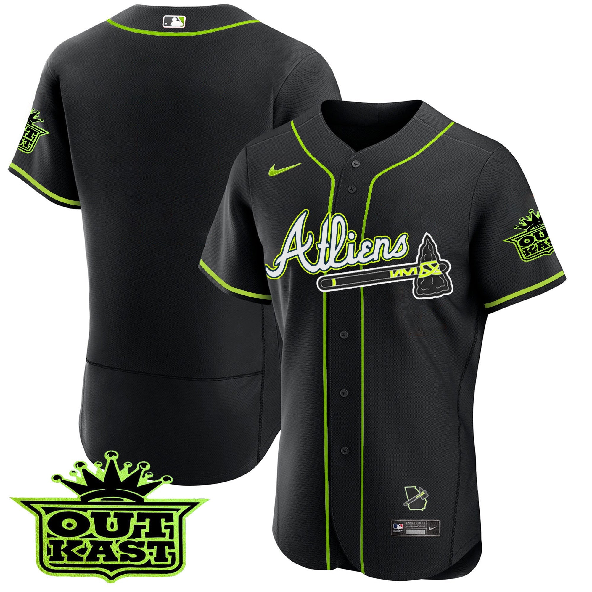 Men’s Atlanta Atliens Flex Base Jersey
