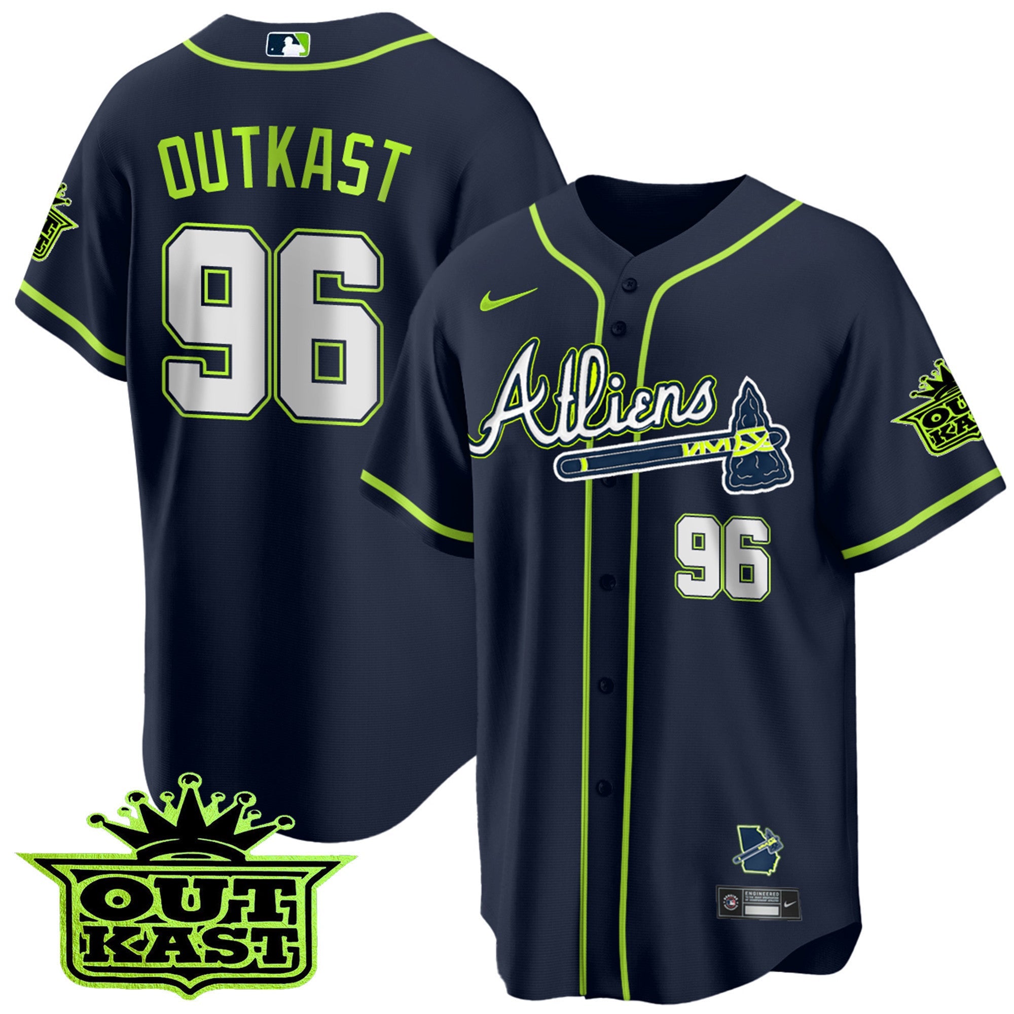 Men’s Atlanta Atliens Cool Base Jersey