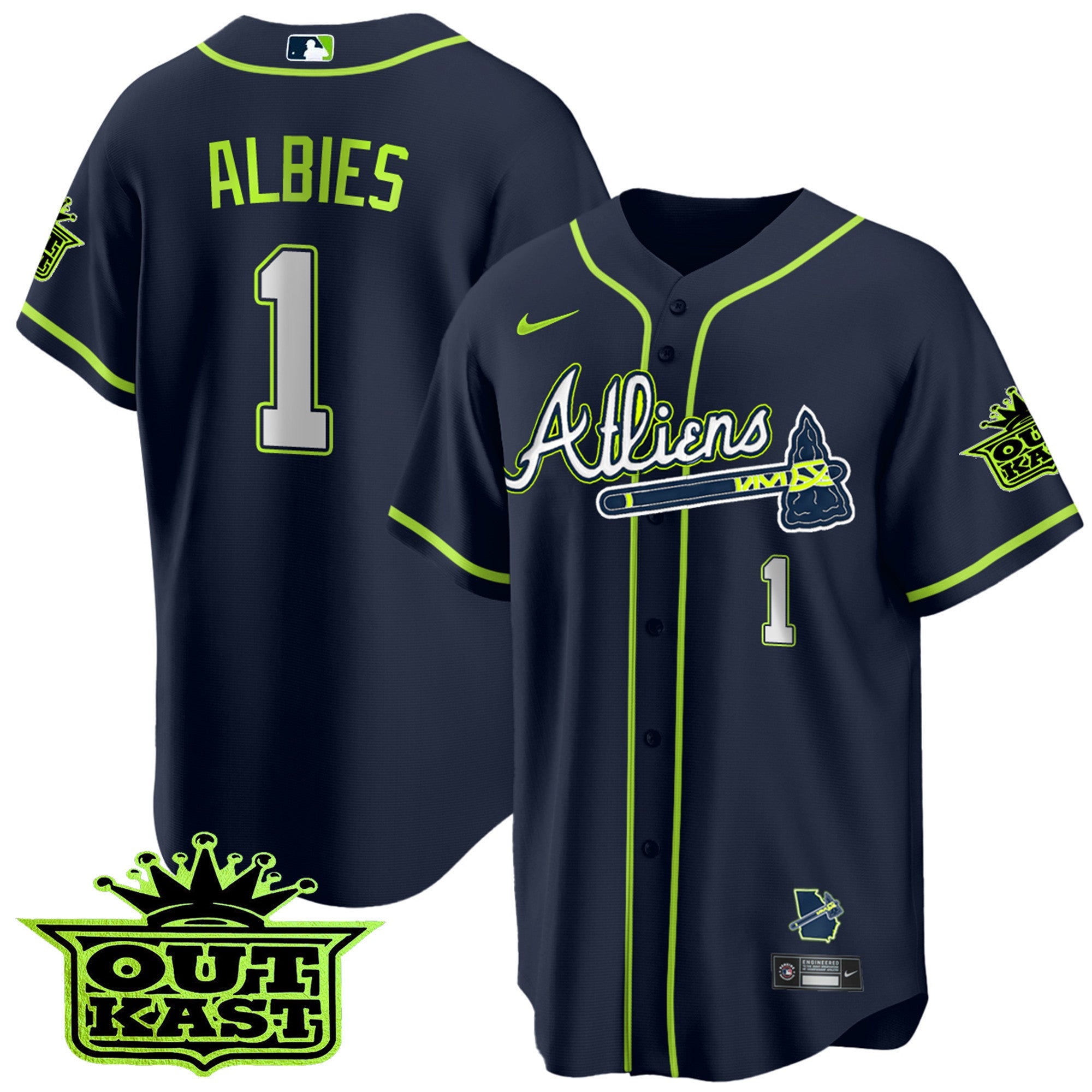 Men’s Atlanta Atliens Cool Base Jersey