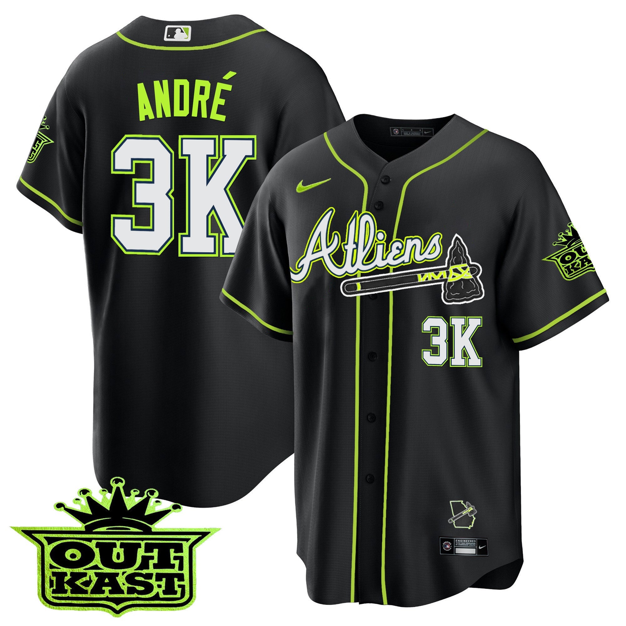 Men’s Atlanta Atliens Cool Base Jersey