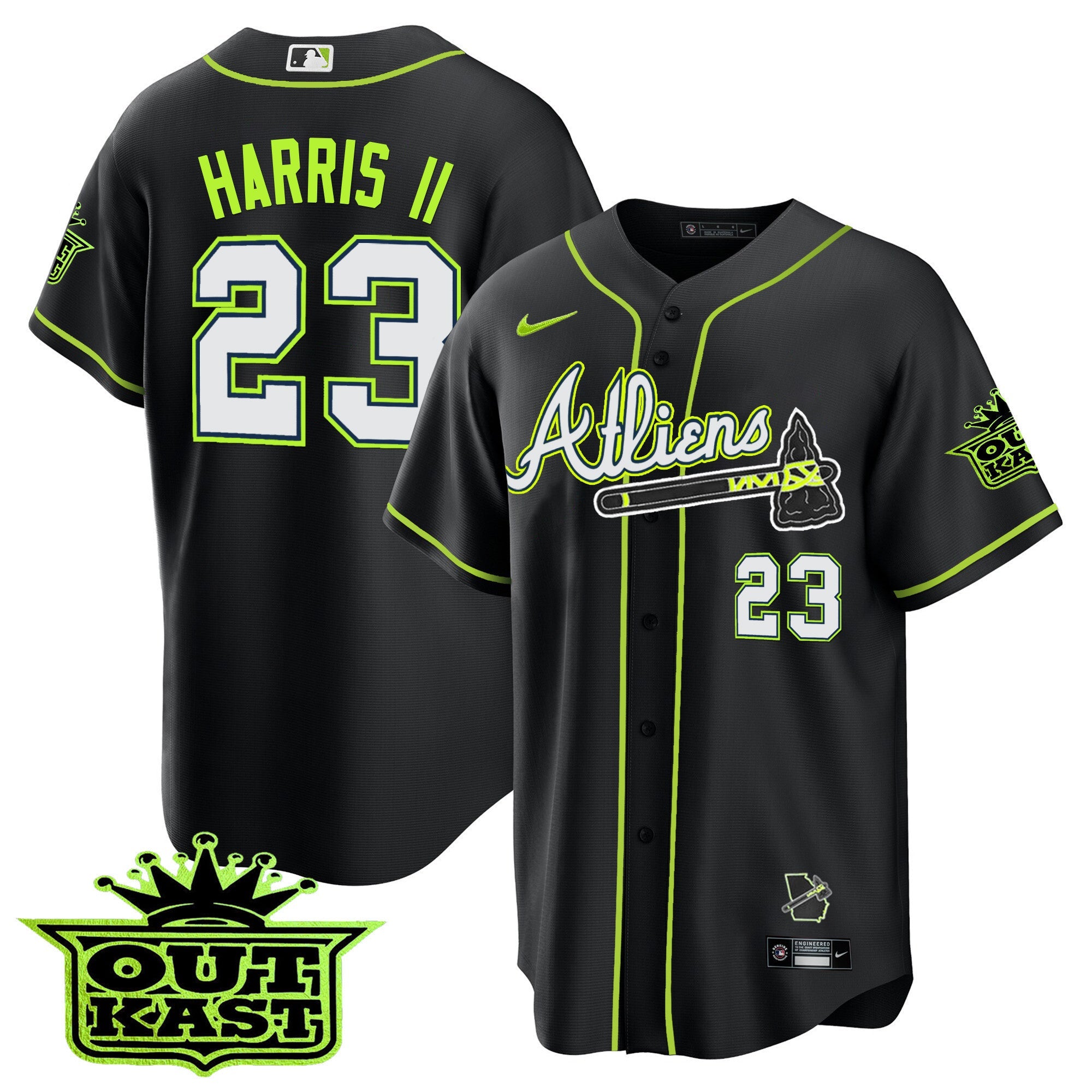 Men’s Atlanta Atliens Cool Base Jersey
