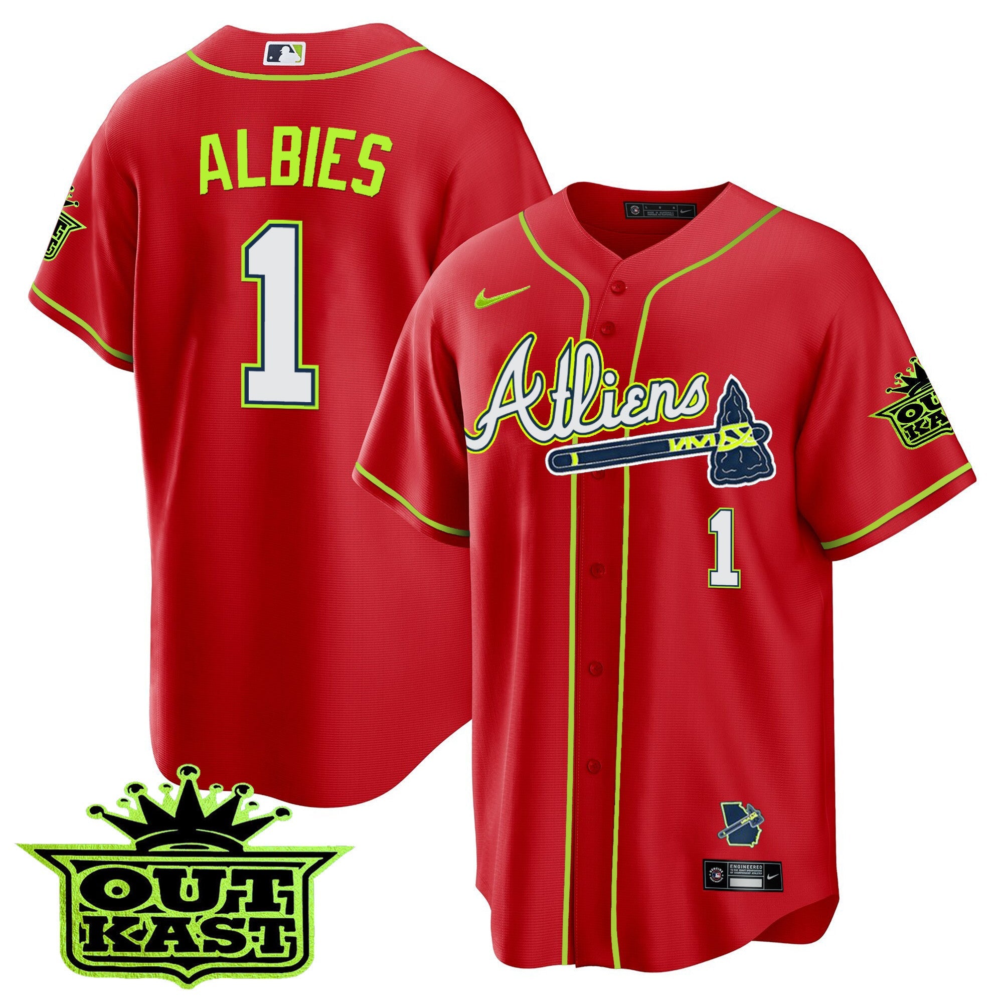 Men’s Atlanta Atliens Cool Base Jersey