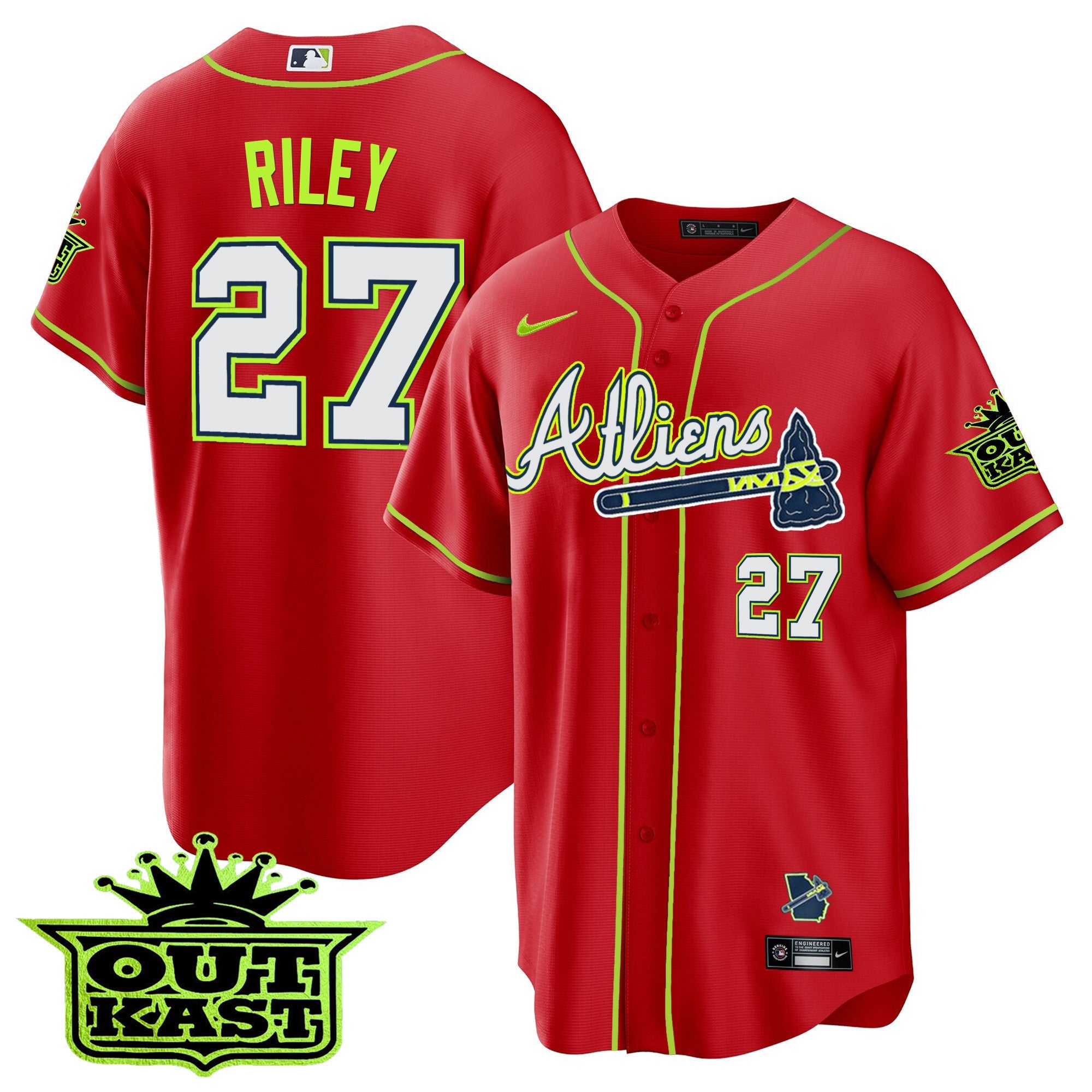 Men’s Atlanta Atliens Cool Base Jersey