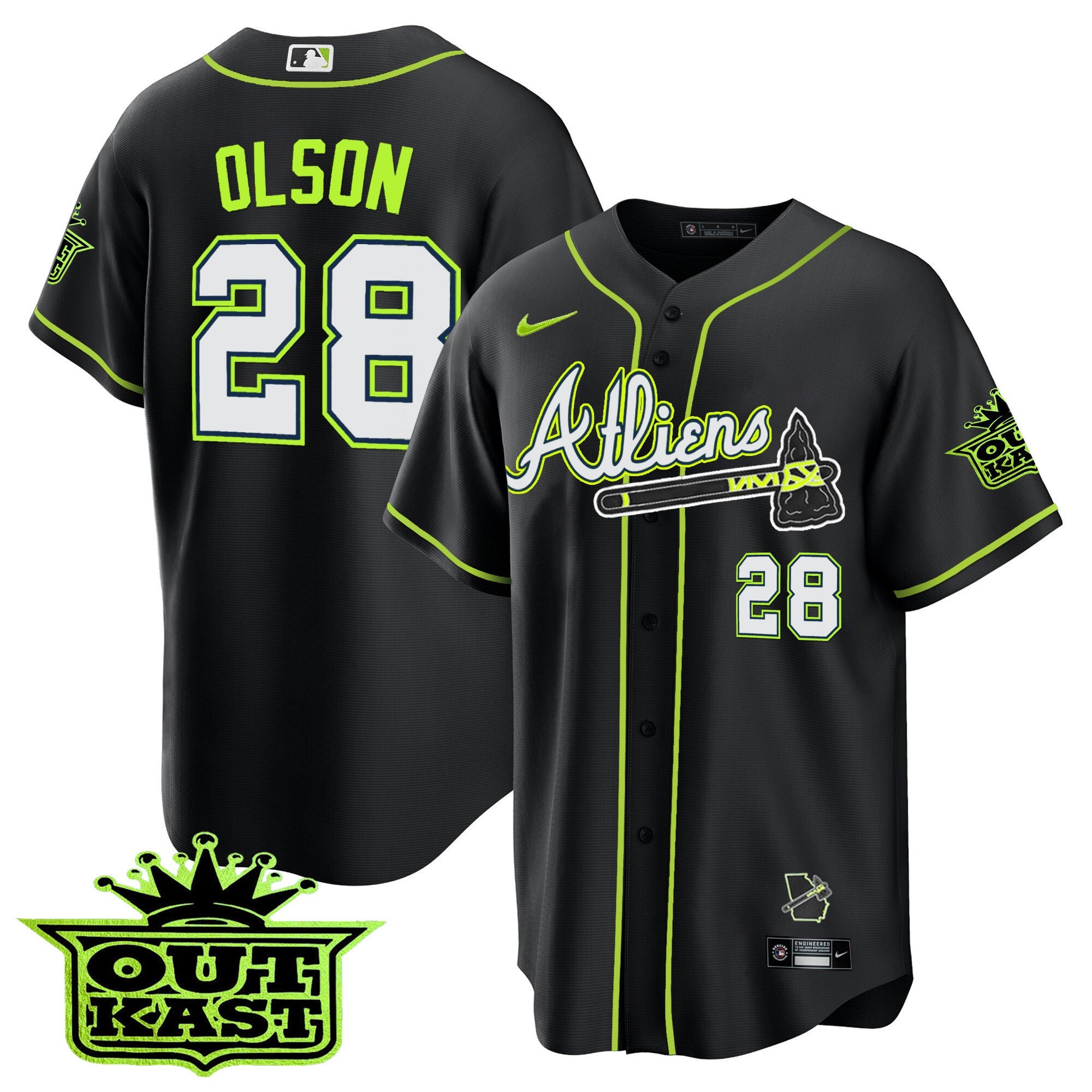 Men’s Atlanta Atliens Cool Base Jersey