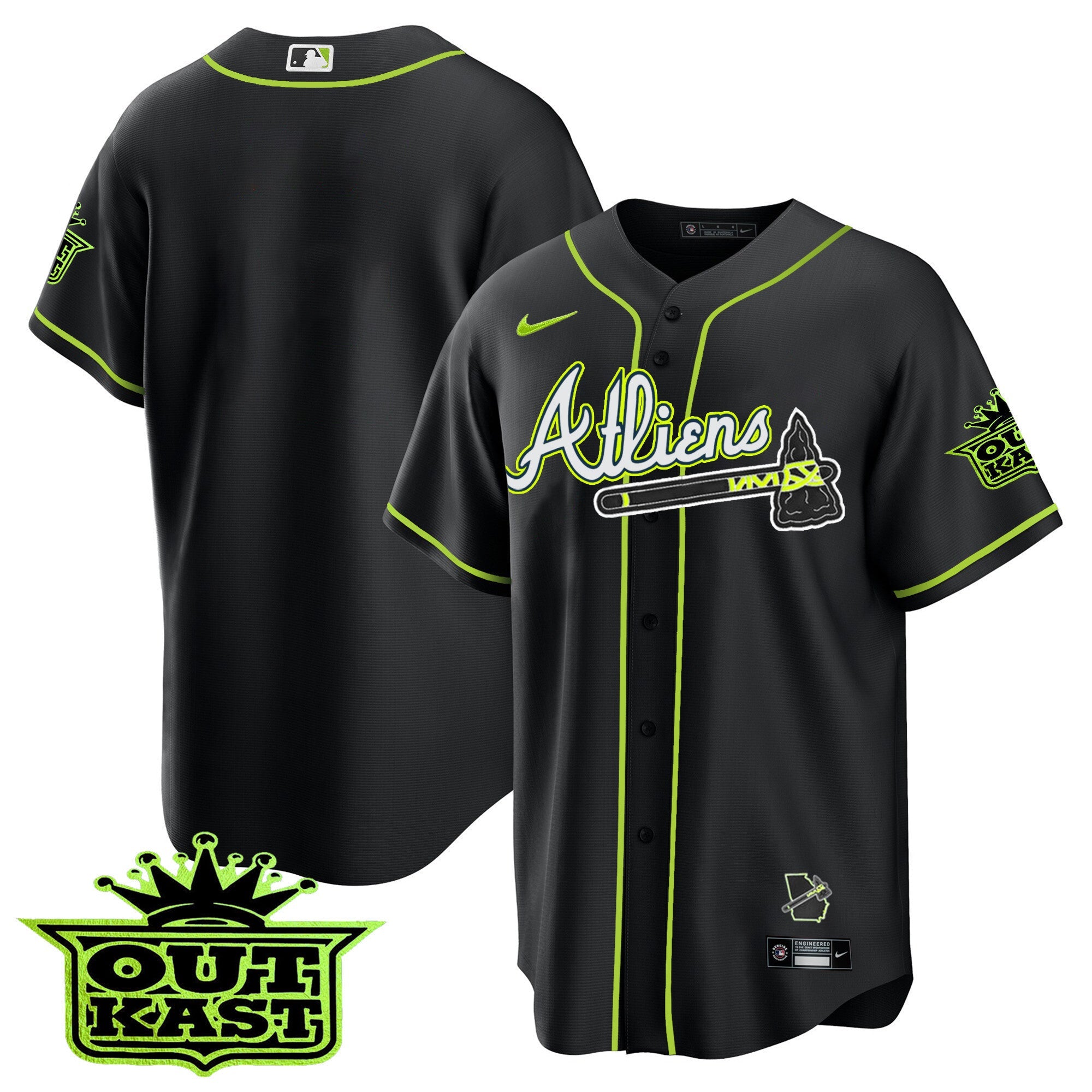 Men’s Atlanta Atliens Cool Base Jersey