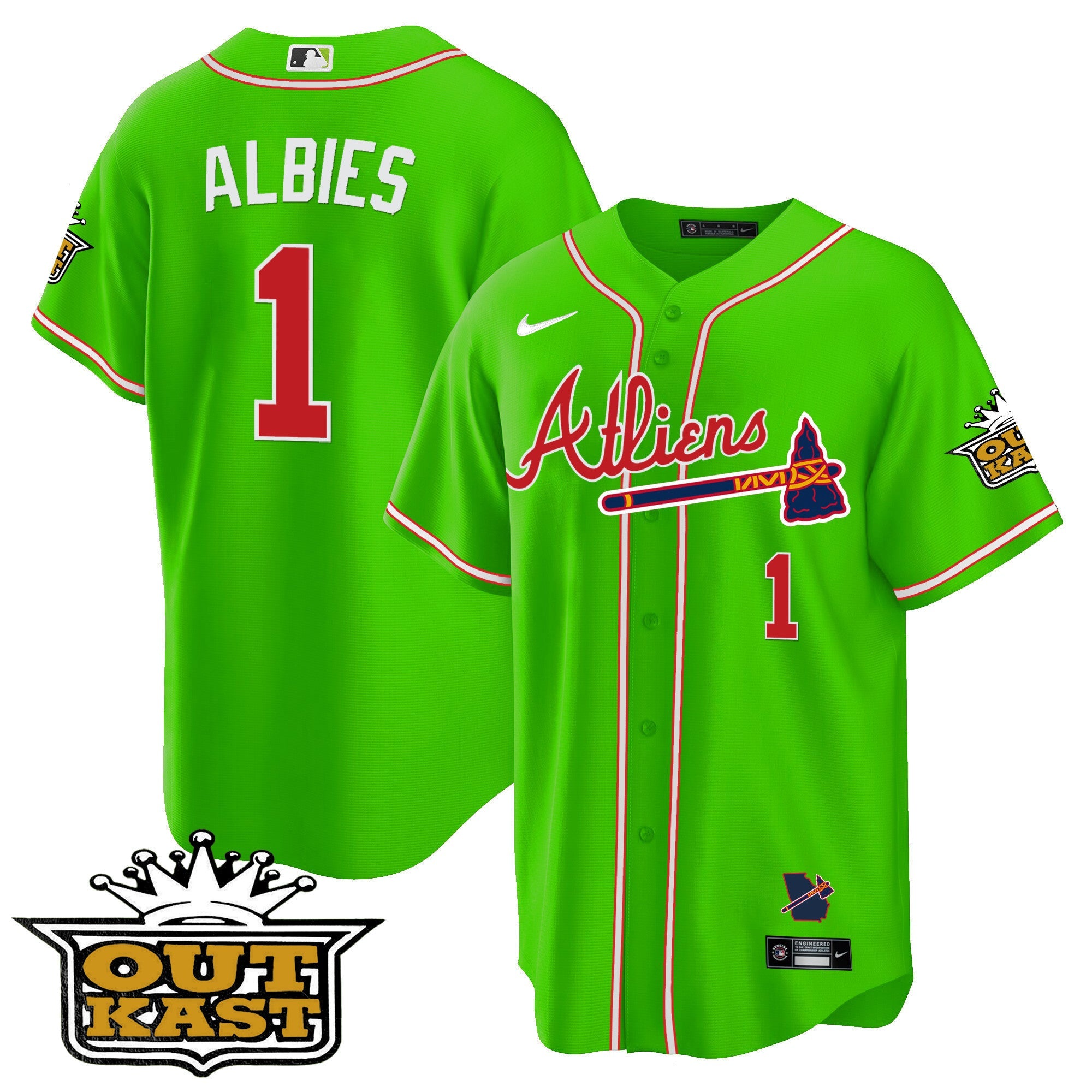 Men’s Atlanta Atliens Cool Base Jersey