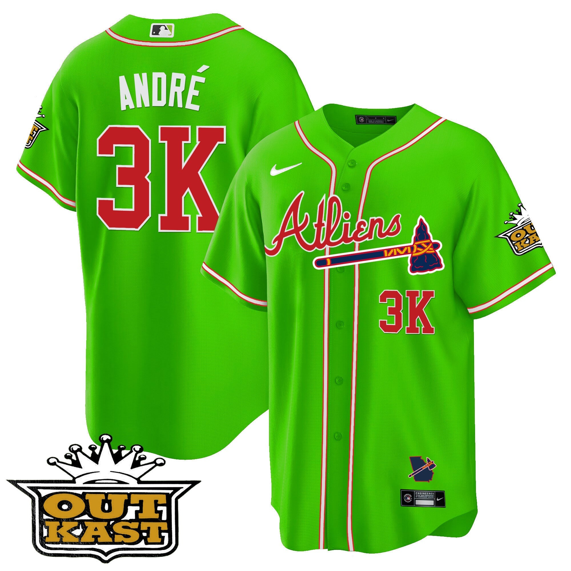 Men’s Atlanta Atliens Cool Base Jersey