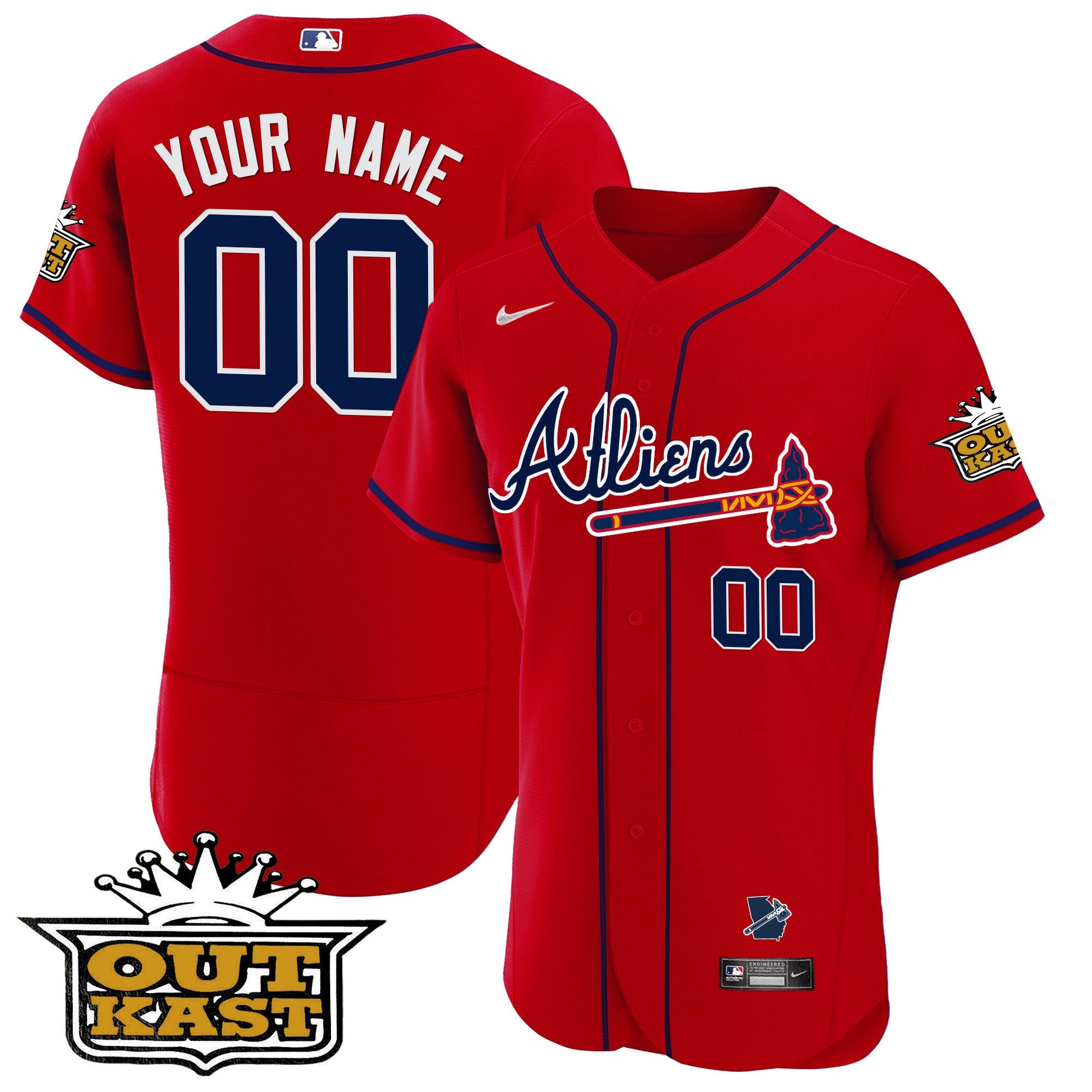 Atlanta Atliens Flex Base Custom Jersey V2