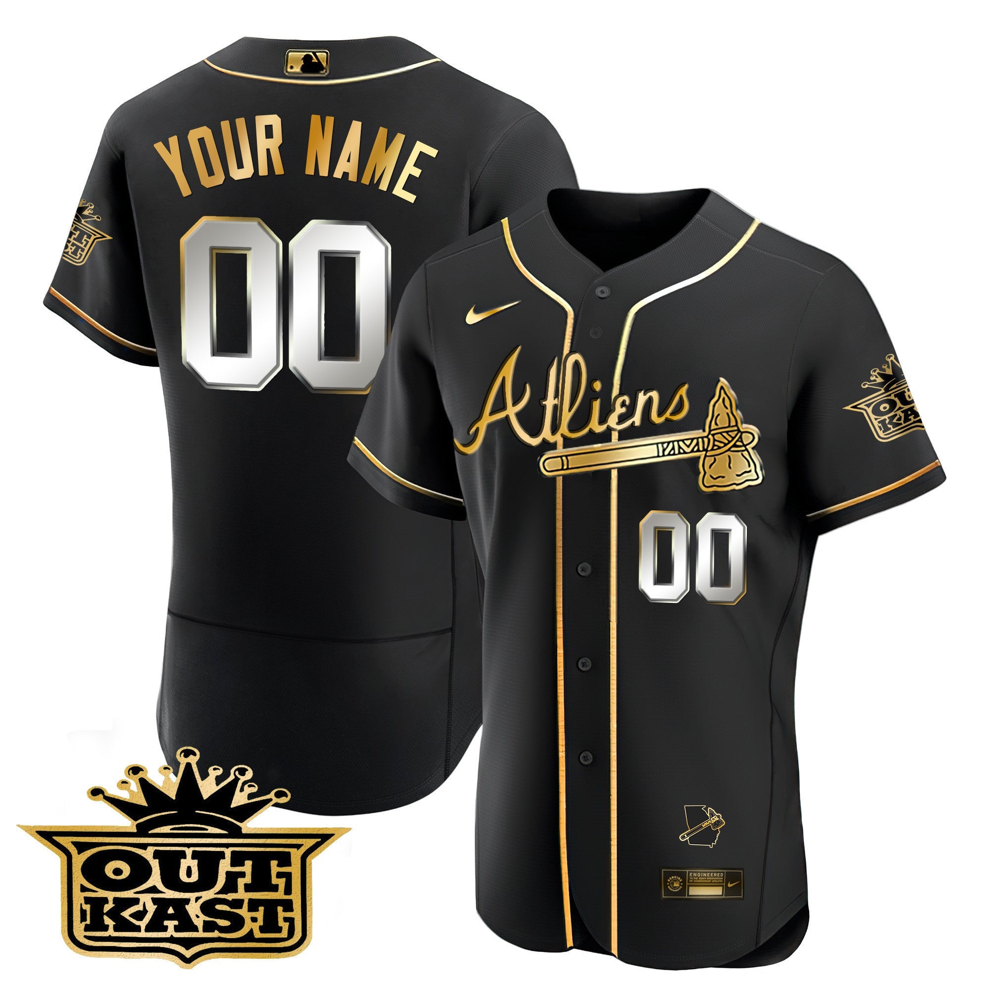 Atlanta Atliens Flex Base Custom Jersey V2
