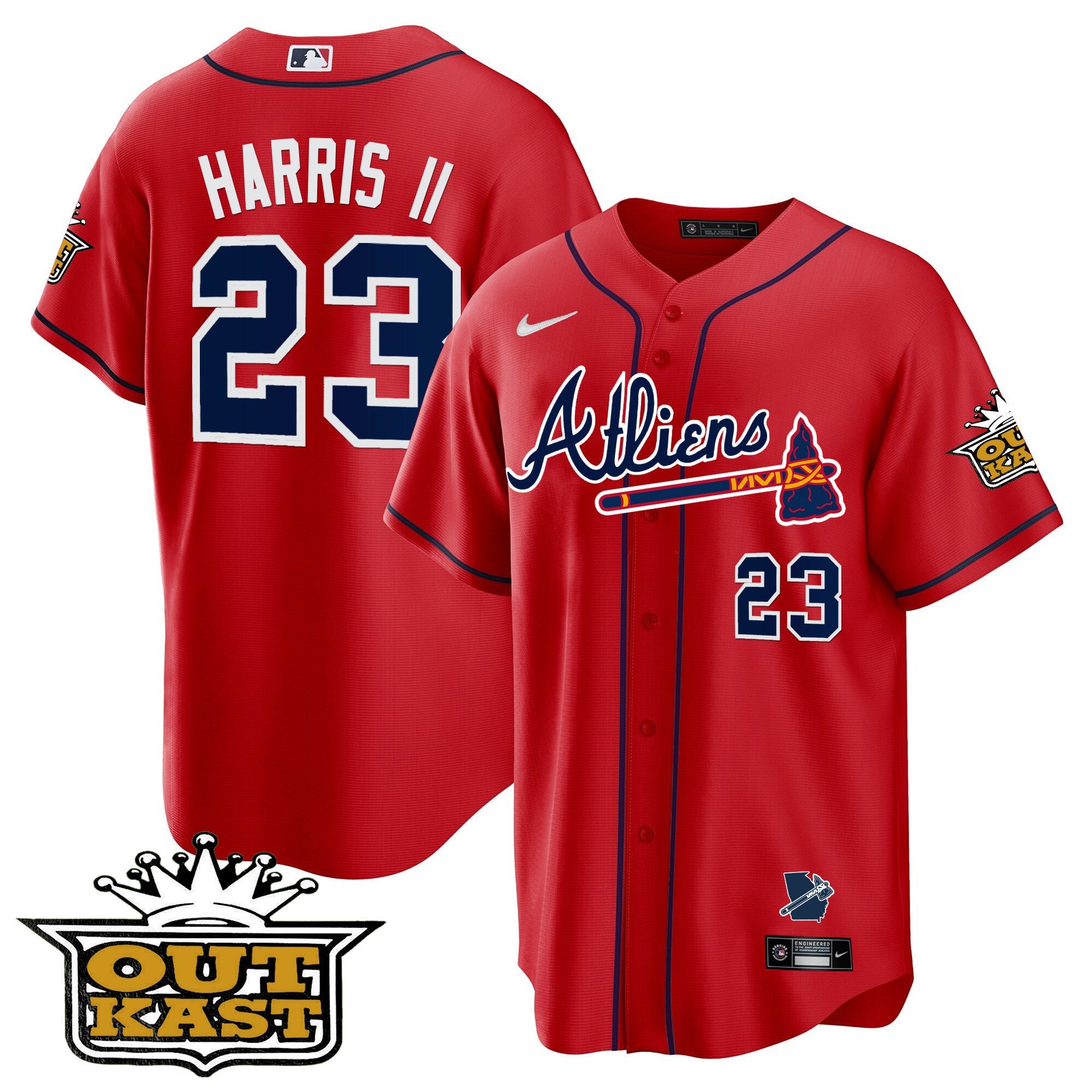 Men’s Atlanta Atliens Cool Base Jersey V2