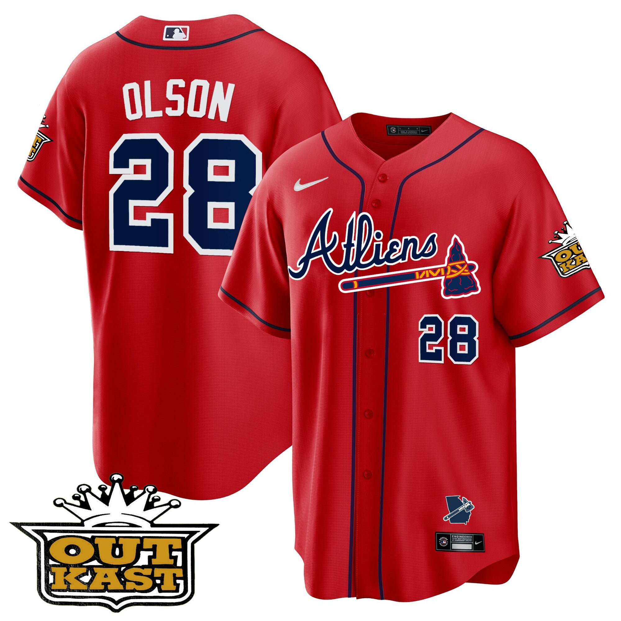 Men’s Atlanta Atliens Cool Base Jersey V2