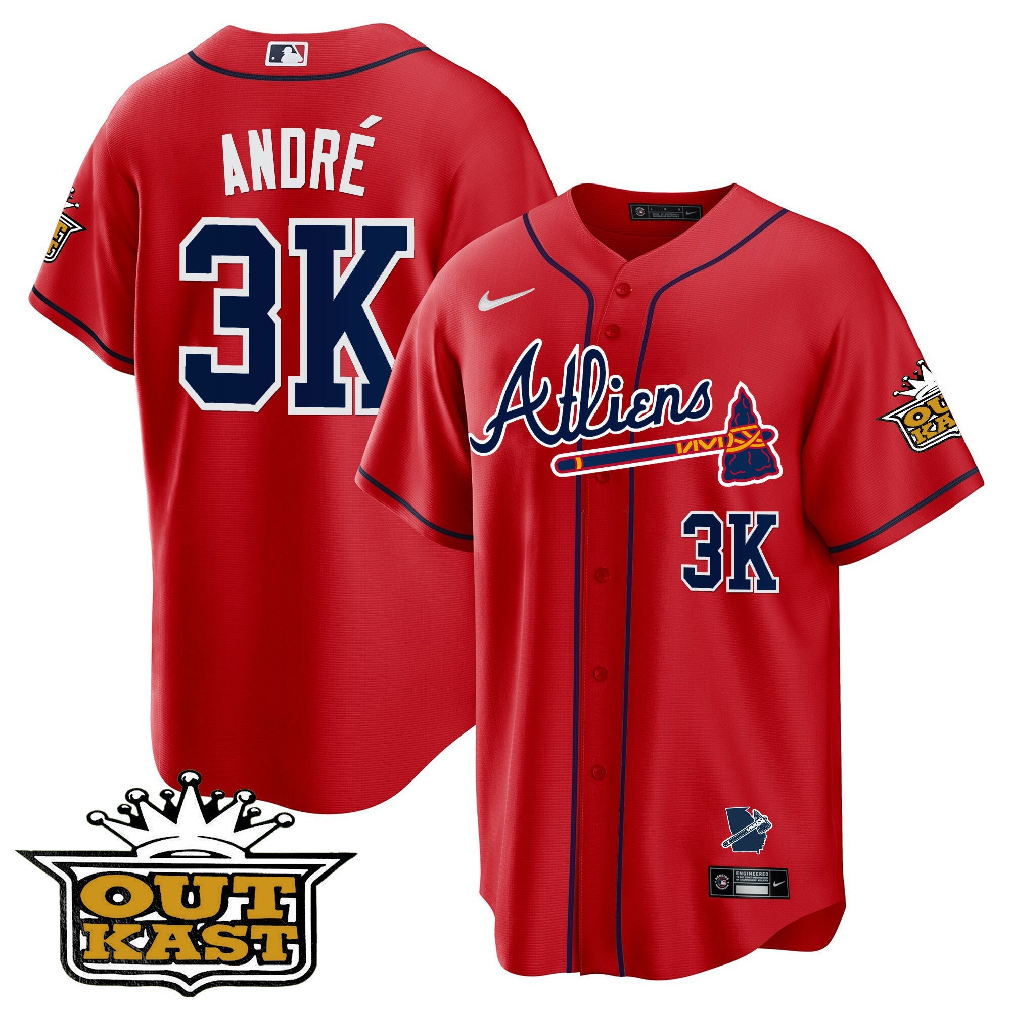 Men’s Atlanta Atliens Cool Base Jersey V2