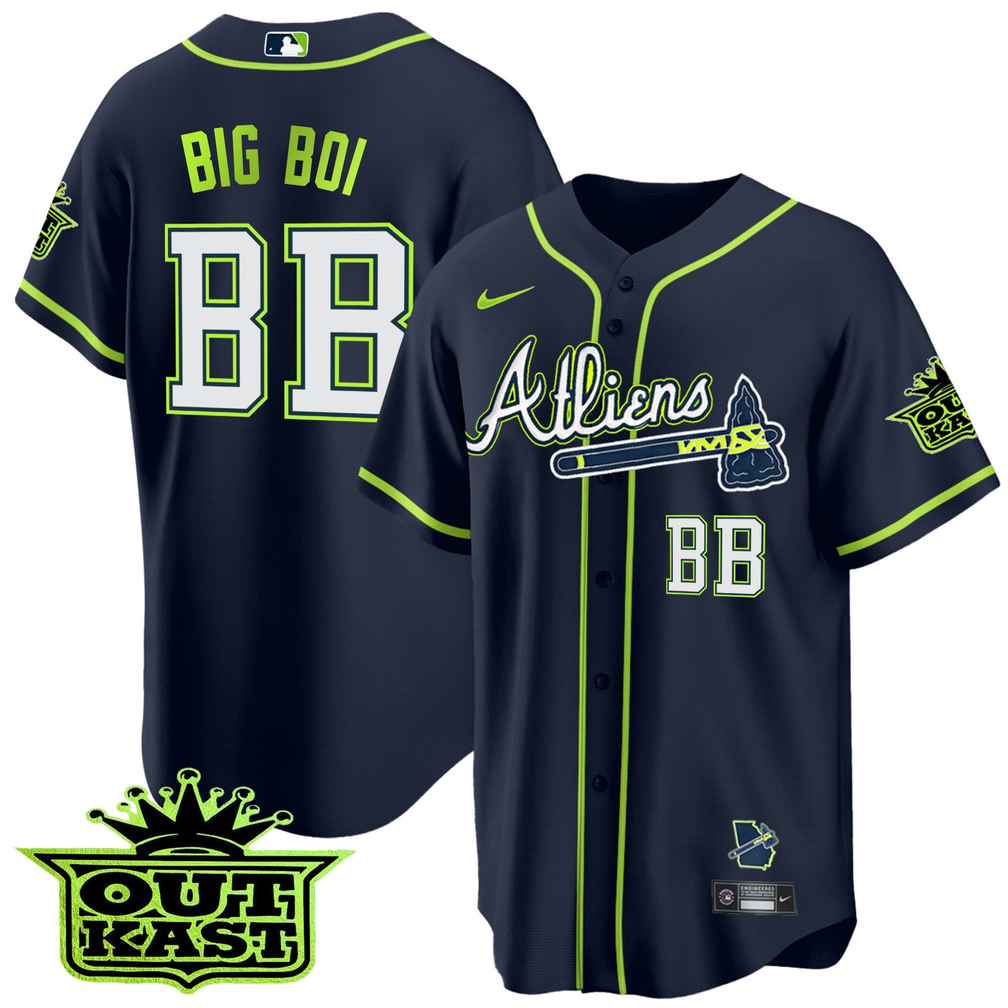 Men’s Atlanta Atliens Cool Base Jersey V2