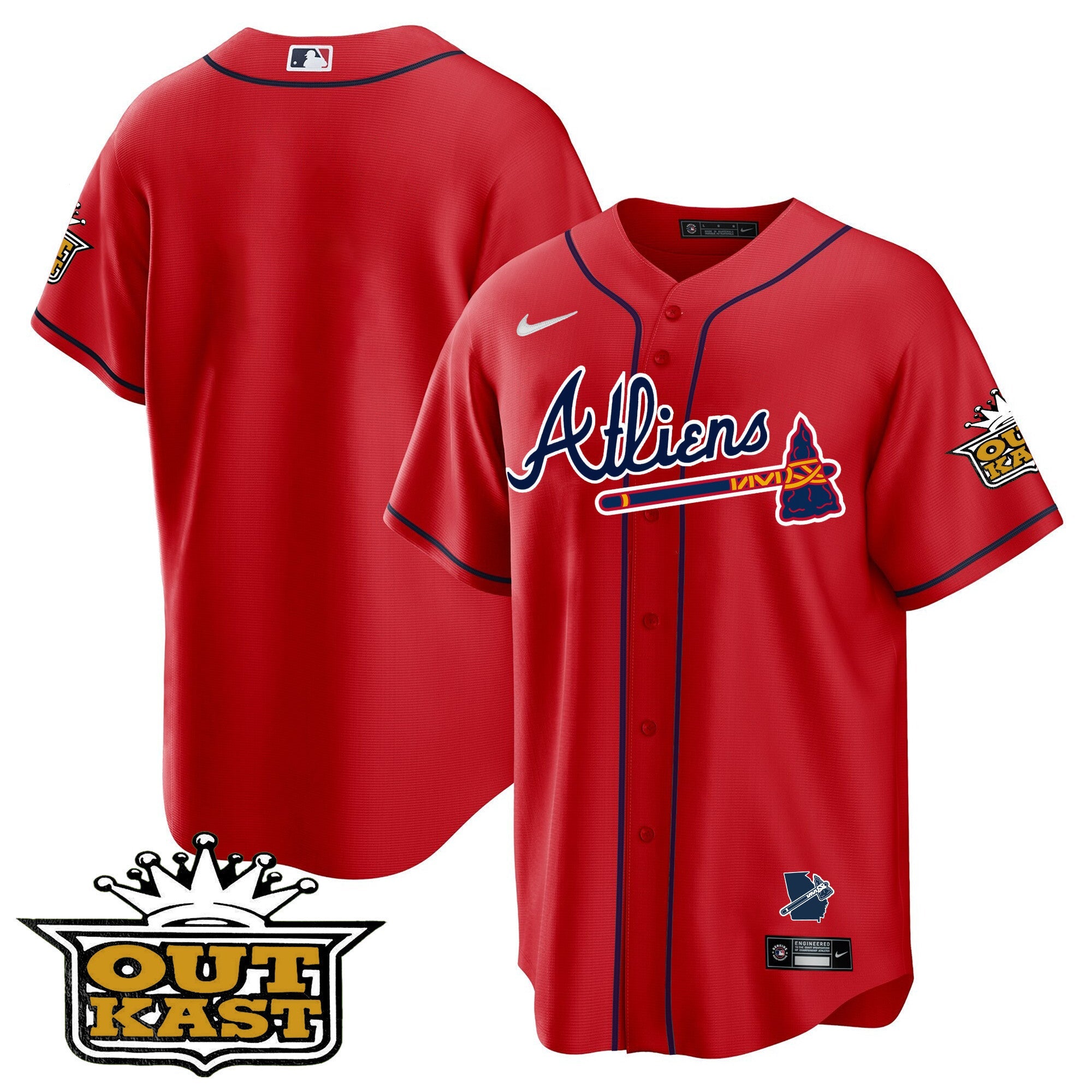 Men’s Atlanta Atliens Cool Base Jersey V2