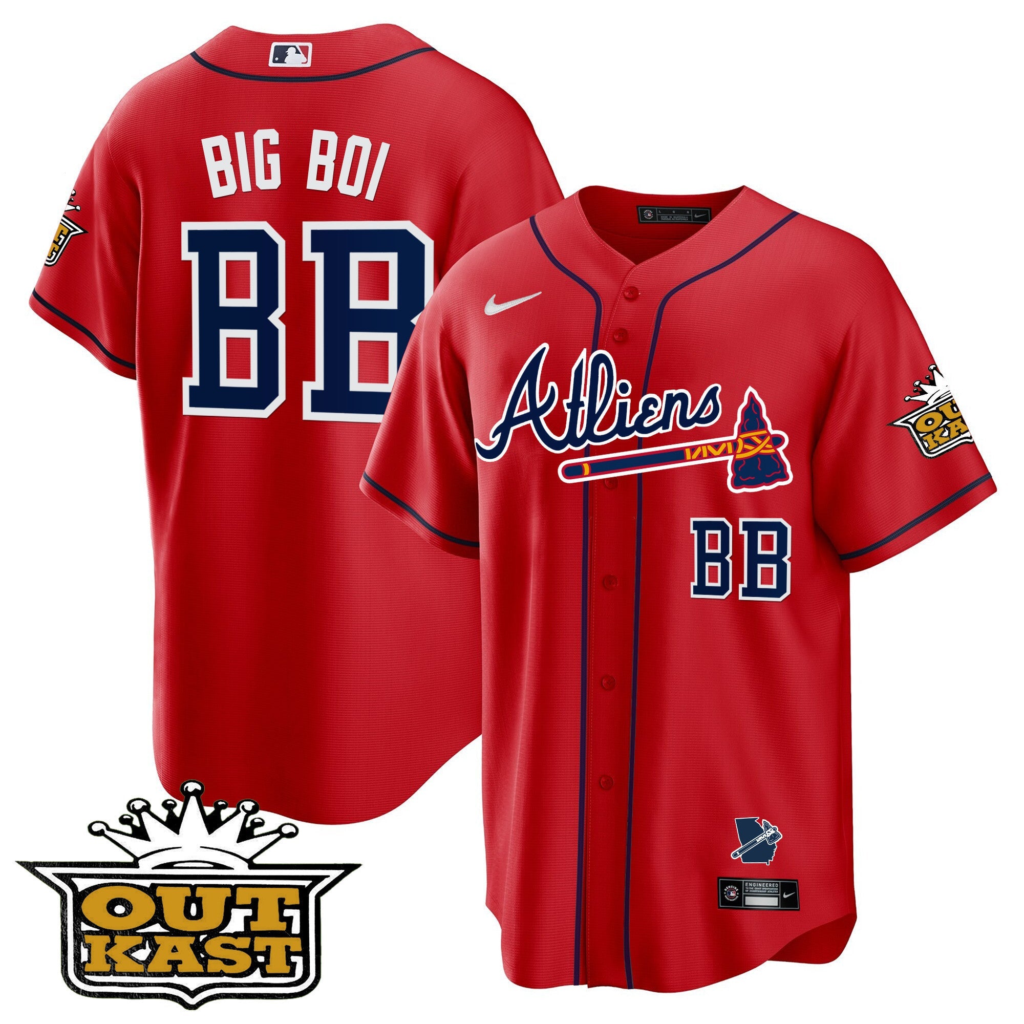 Men’s Atlanta Atliens Cool Base Jersey V2