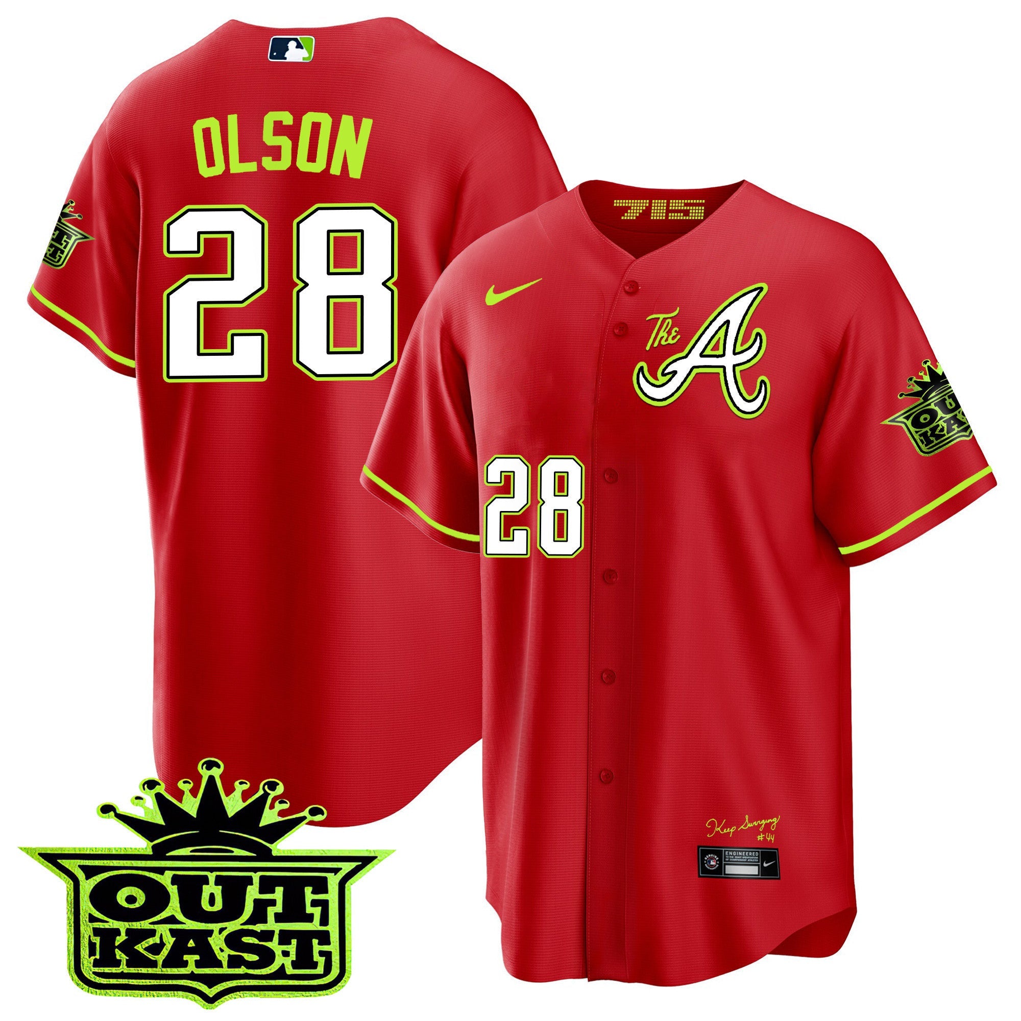Men’s Atlanta Atliens The A Cool Base Jersey