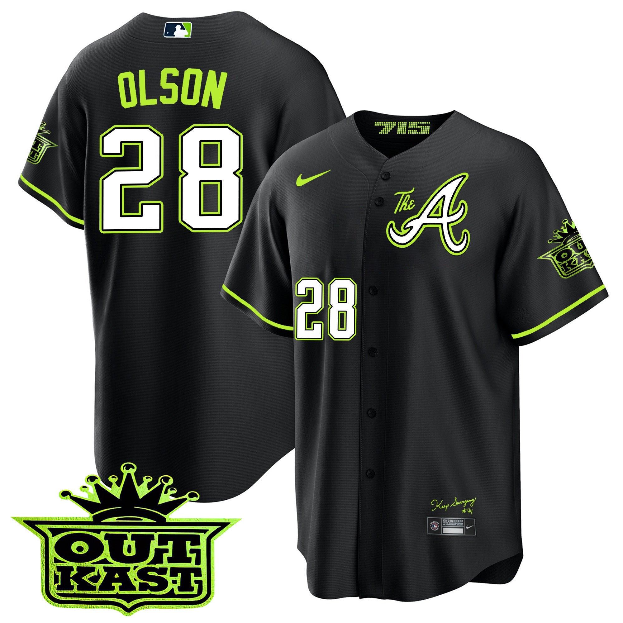 Men’s Atlanta Atliens The A Cool Base Jersey