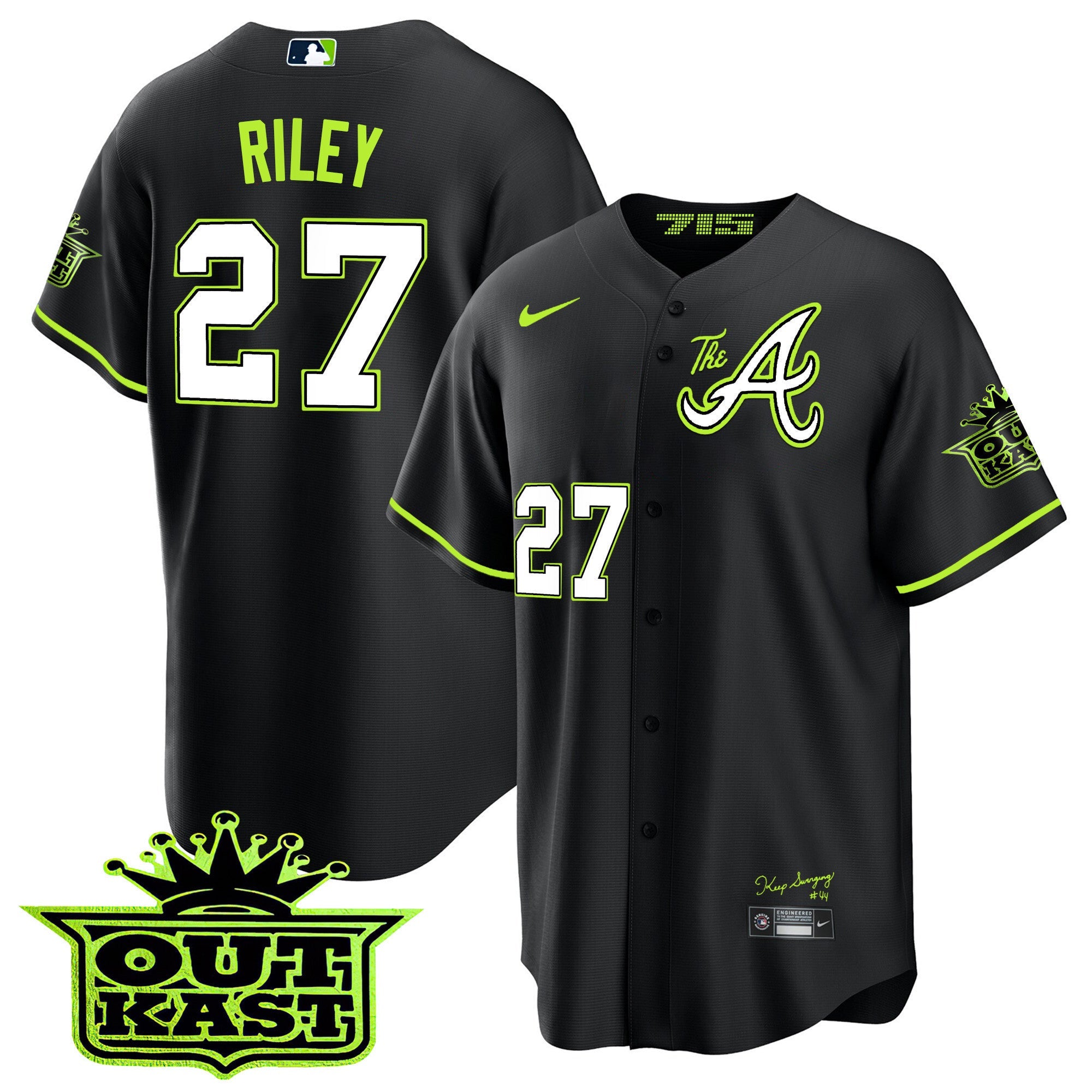 Men’s Atlanta Atliens The A Cool Base Jersey
