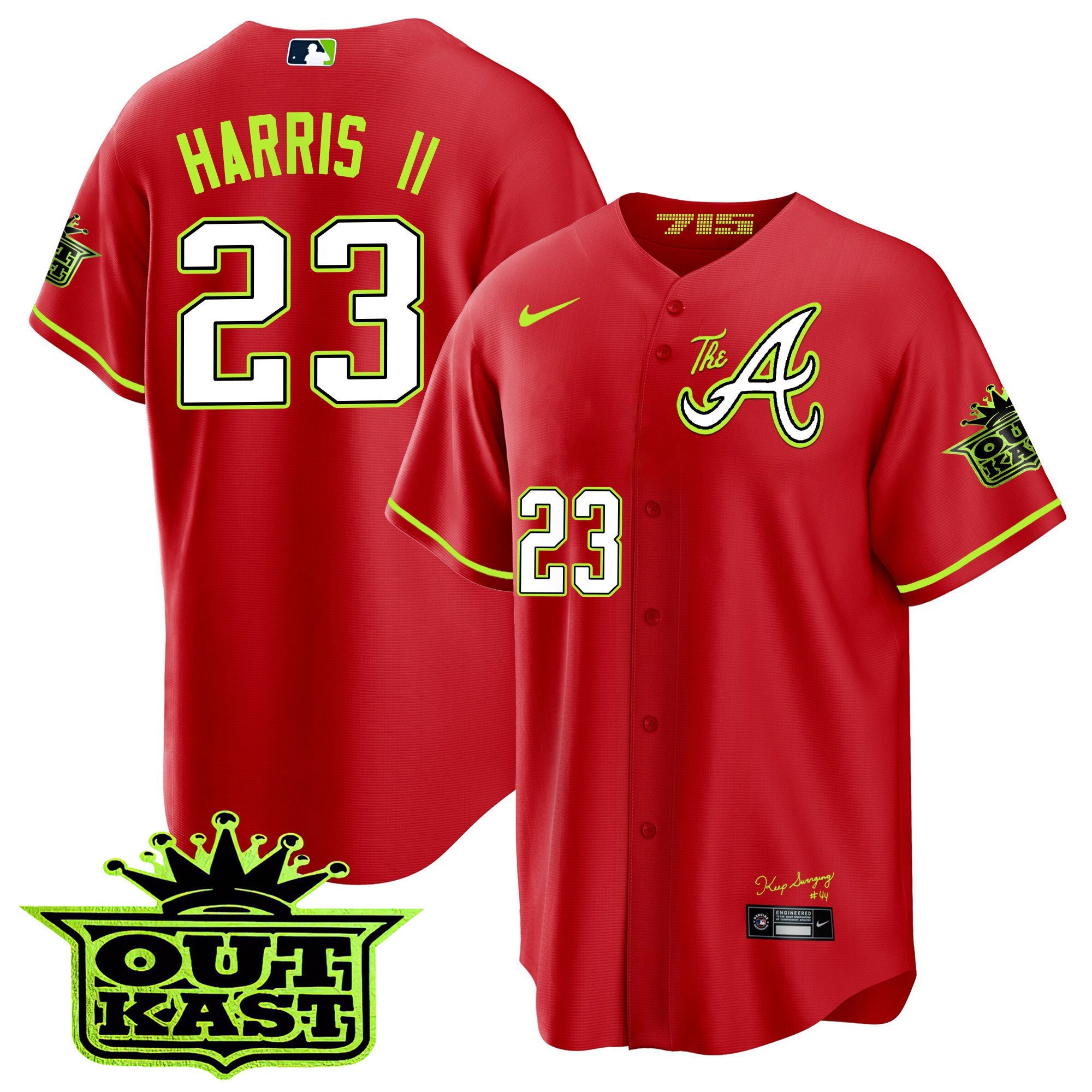 Men’s Atlanta Atliens The A Cool Base Jersey