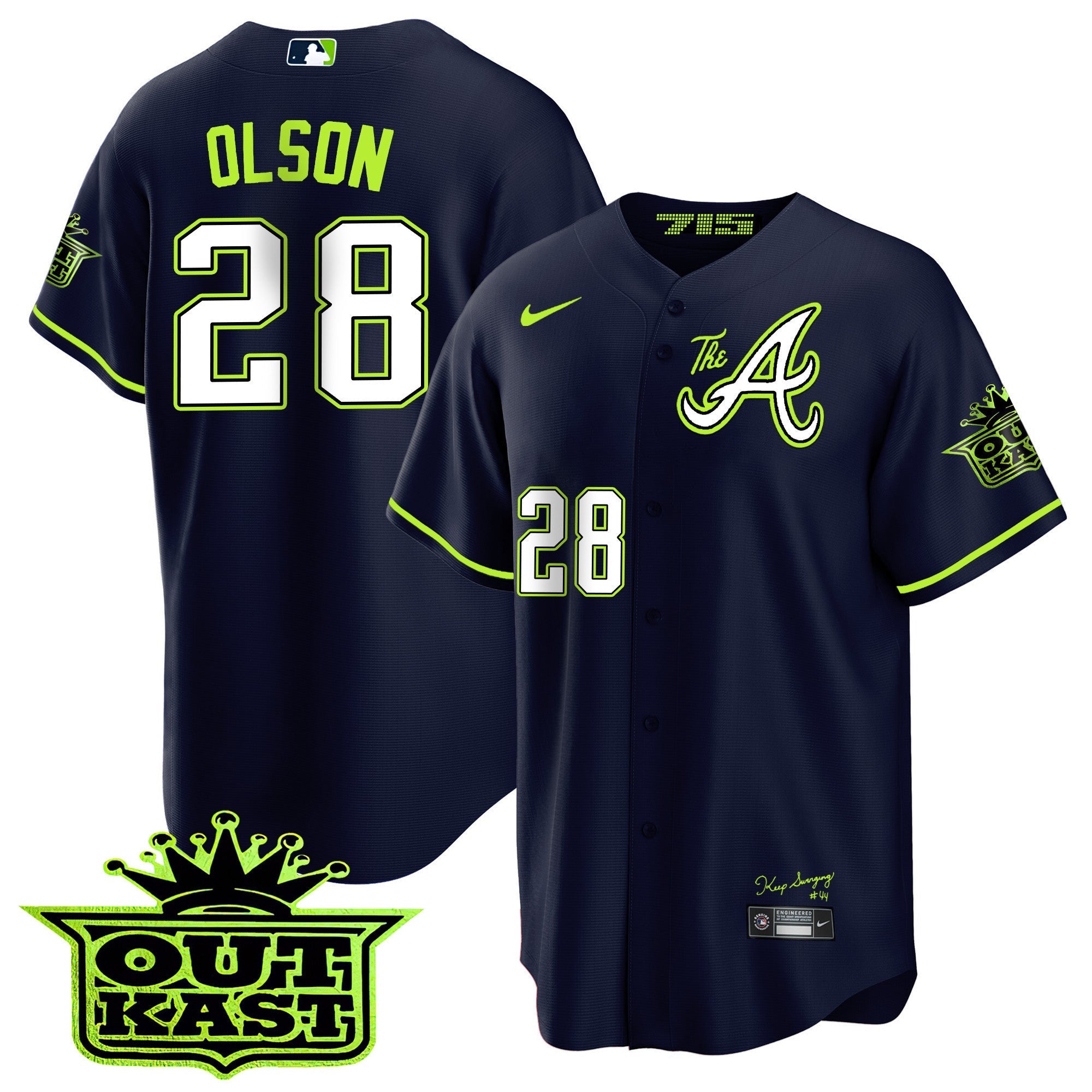 Men’s Atlanta Atliens The A Cool Base Jersey