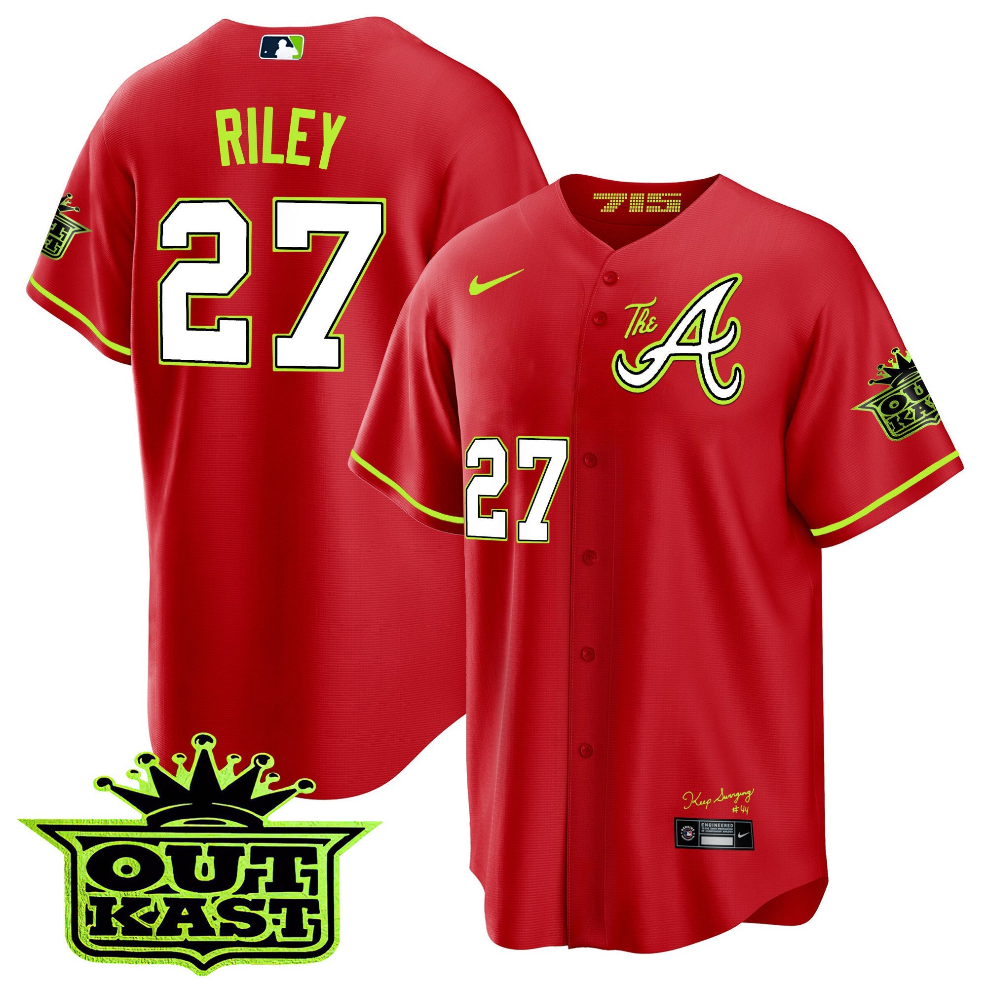 Men’s Atlanta Atliens The A Cool Base Jersey