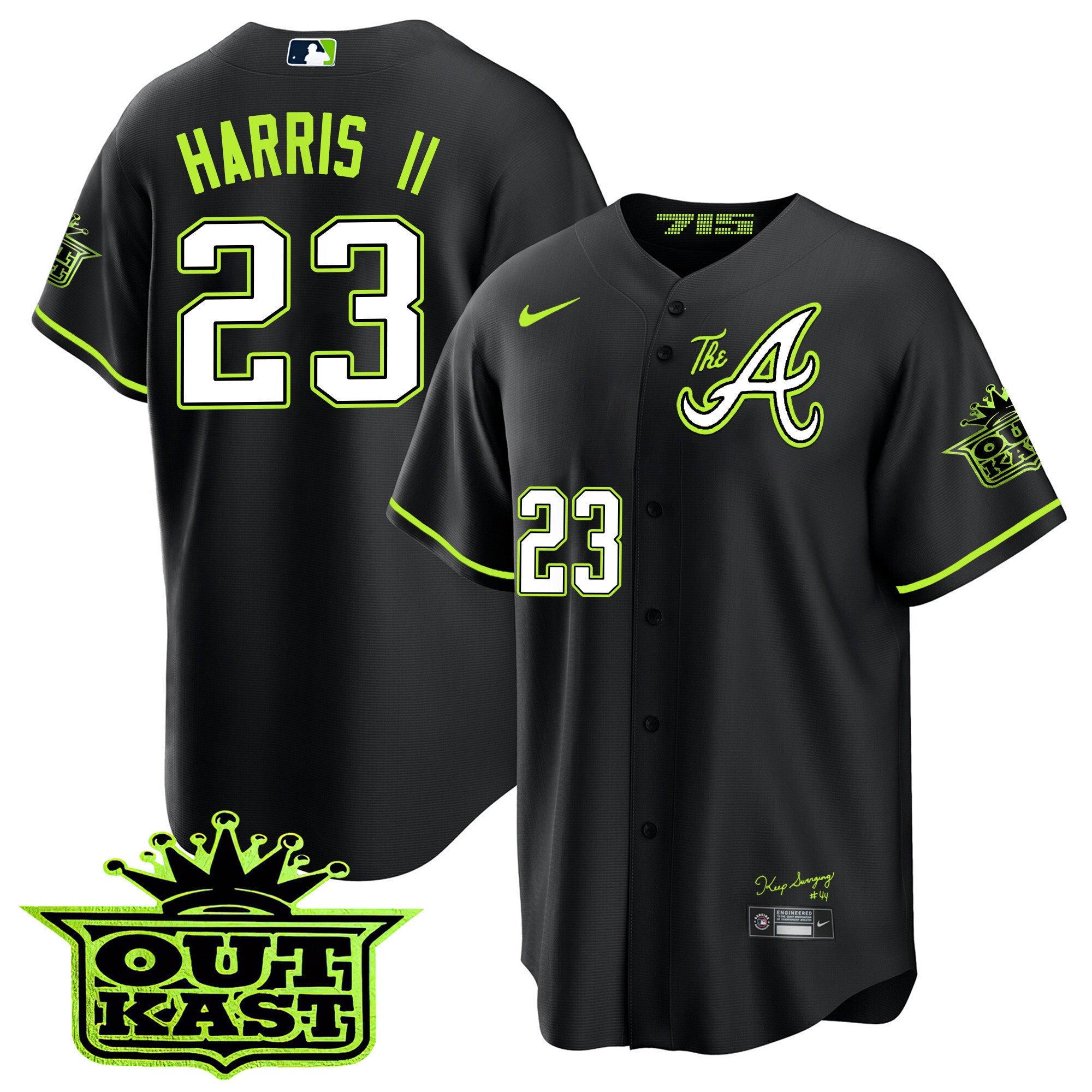 Men’s Atlanta Atliens The A Cool Base Jersey
