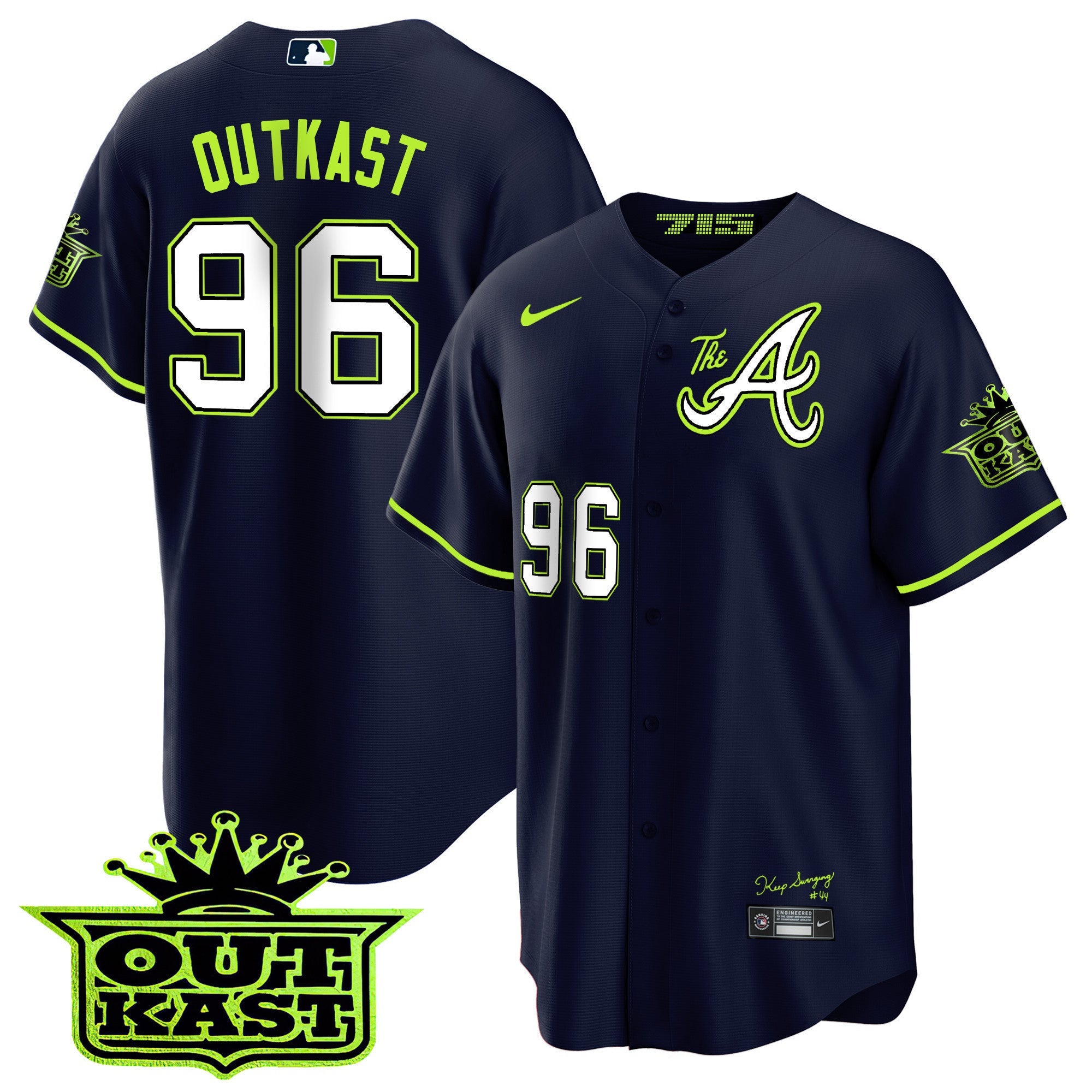 Men’s Atlanta Atliens The A Cool Base Jersey