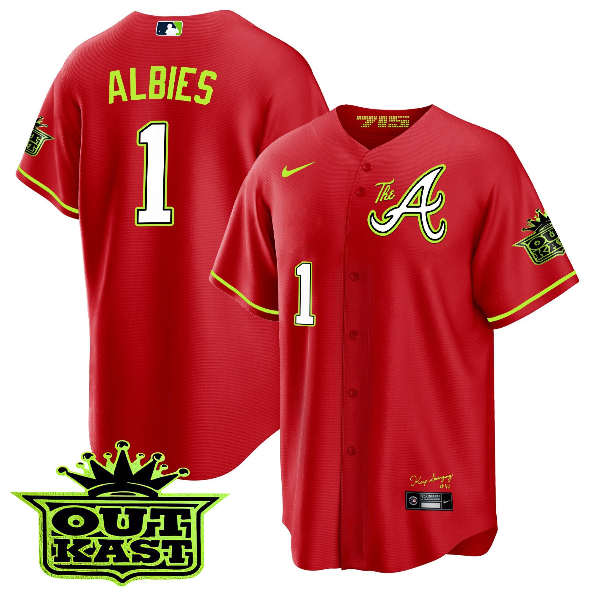 Men’s Atlanta Atliens The A Cool Base Jersey