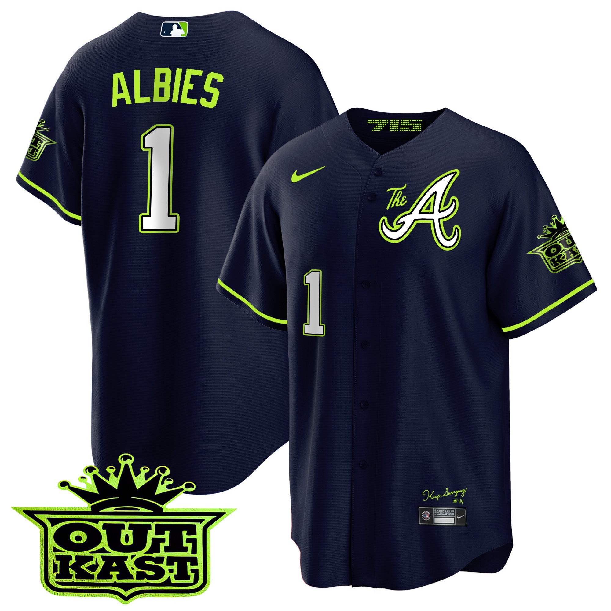 Men’s Atlanta Atliens The A Cool Base Jersey