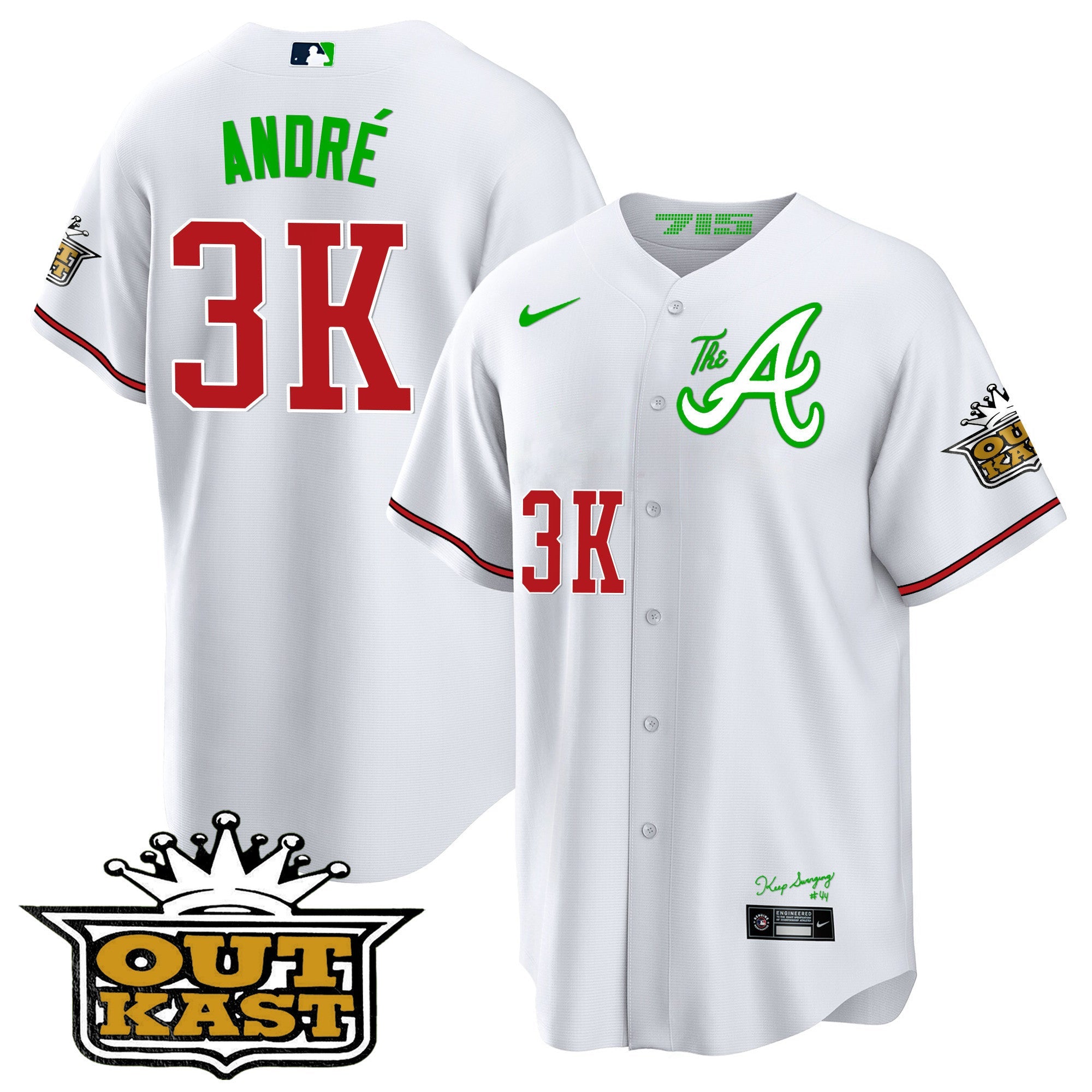 Men’s Atlanta Atliens The A Cool Base Jersey